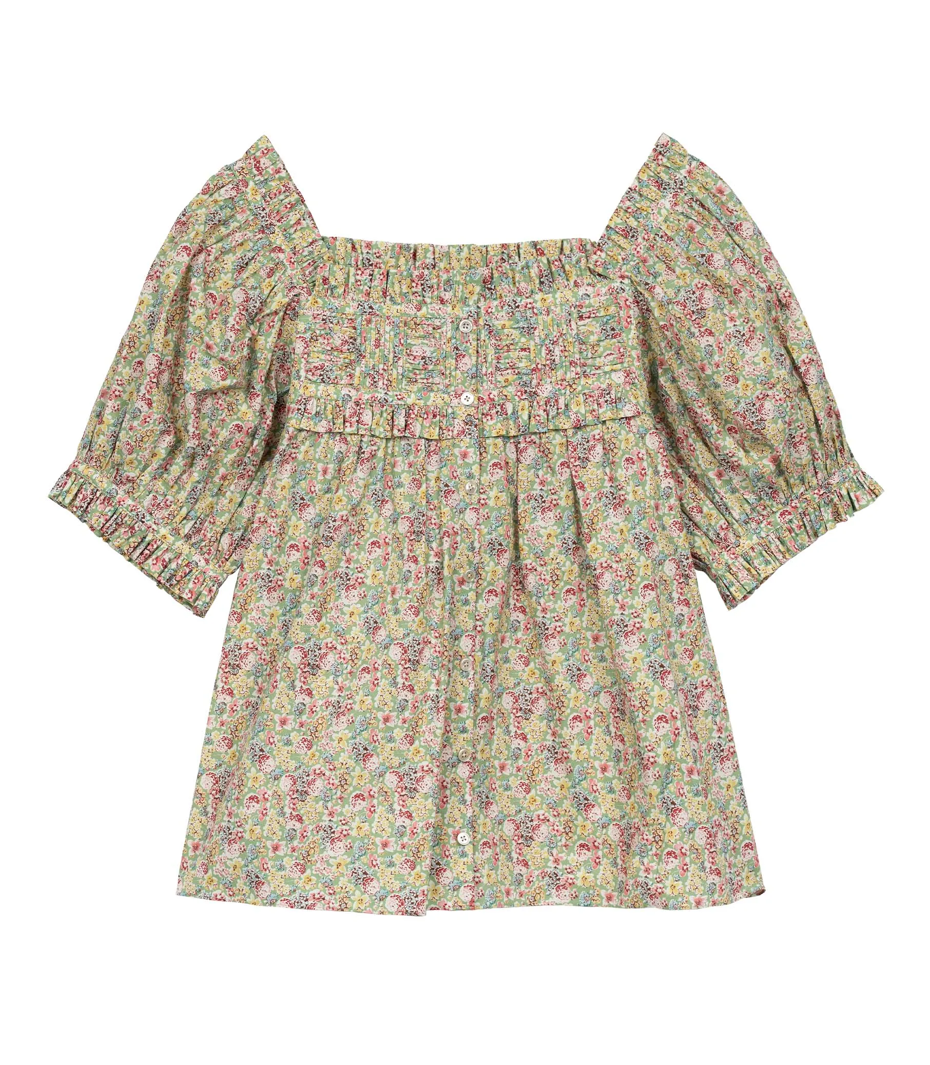 FARLEY TOP -- CHRYSANTHEMUM SKY FLORAL sold by Doen product image thumbnail 5