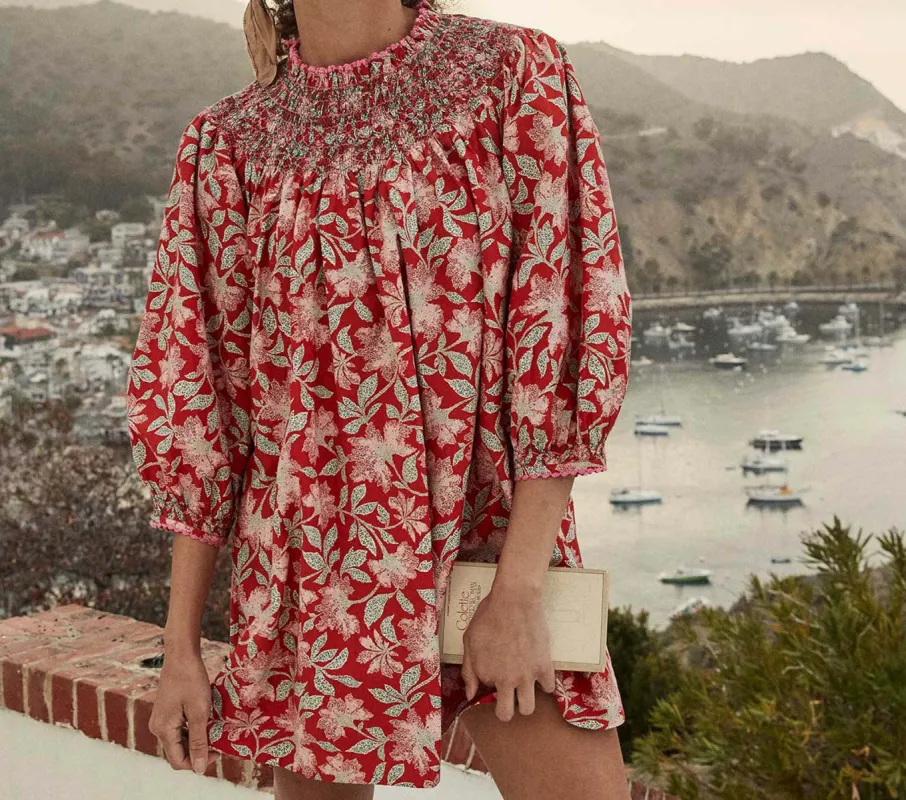 HMD -- HOLLYHOCK DRESS -- JARDIN MARJORELLE sold by Doen