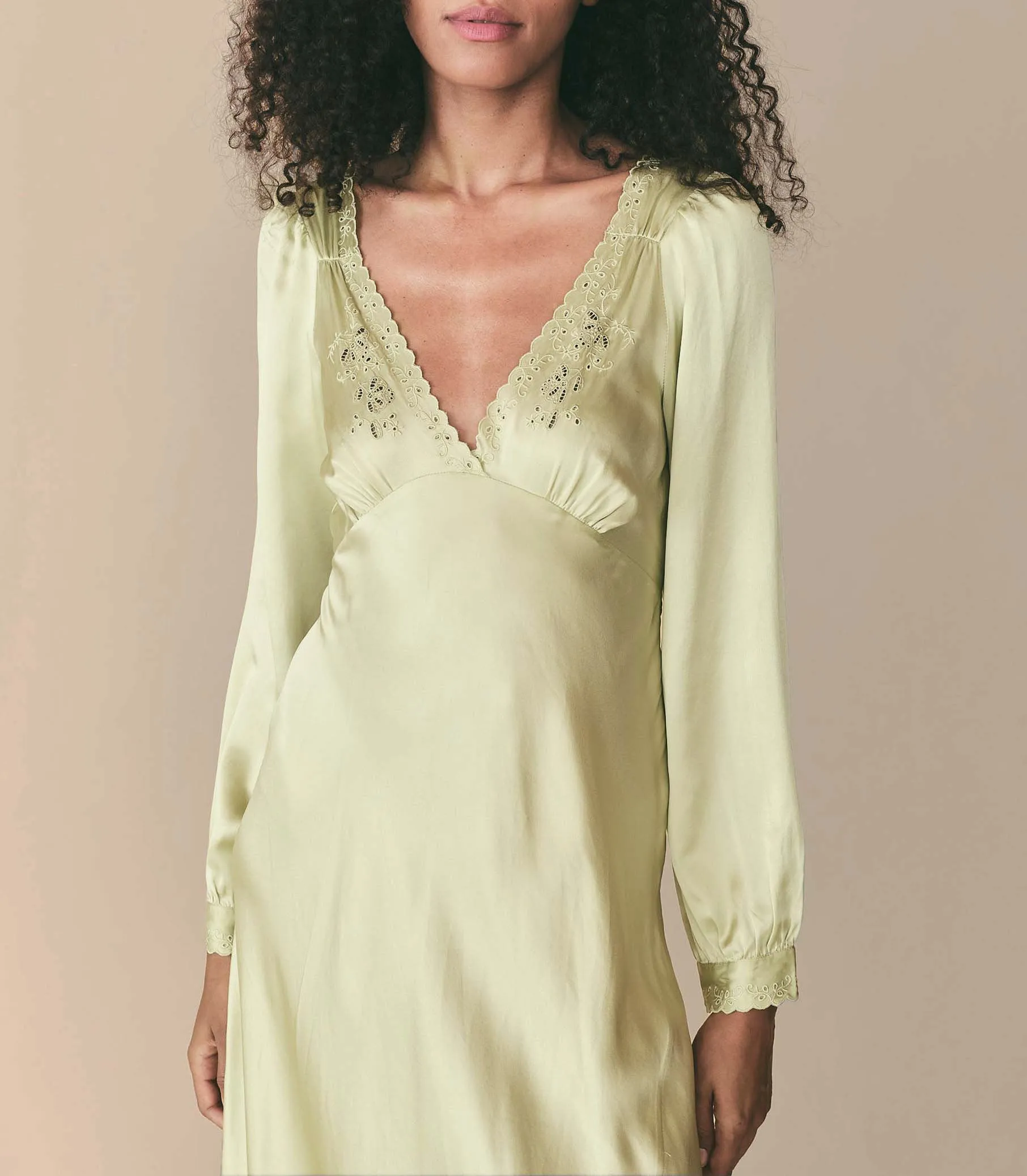 FIORA DRESS -- PISTACHIO GREEN sold by Doen product image thumbnail 2