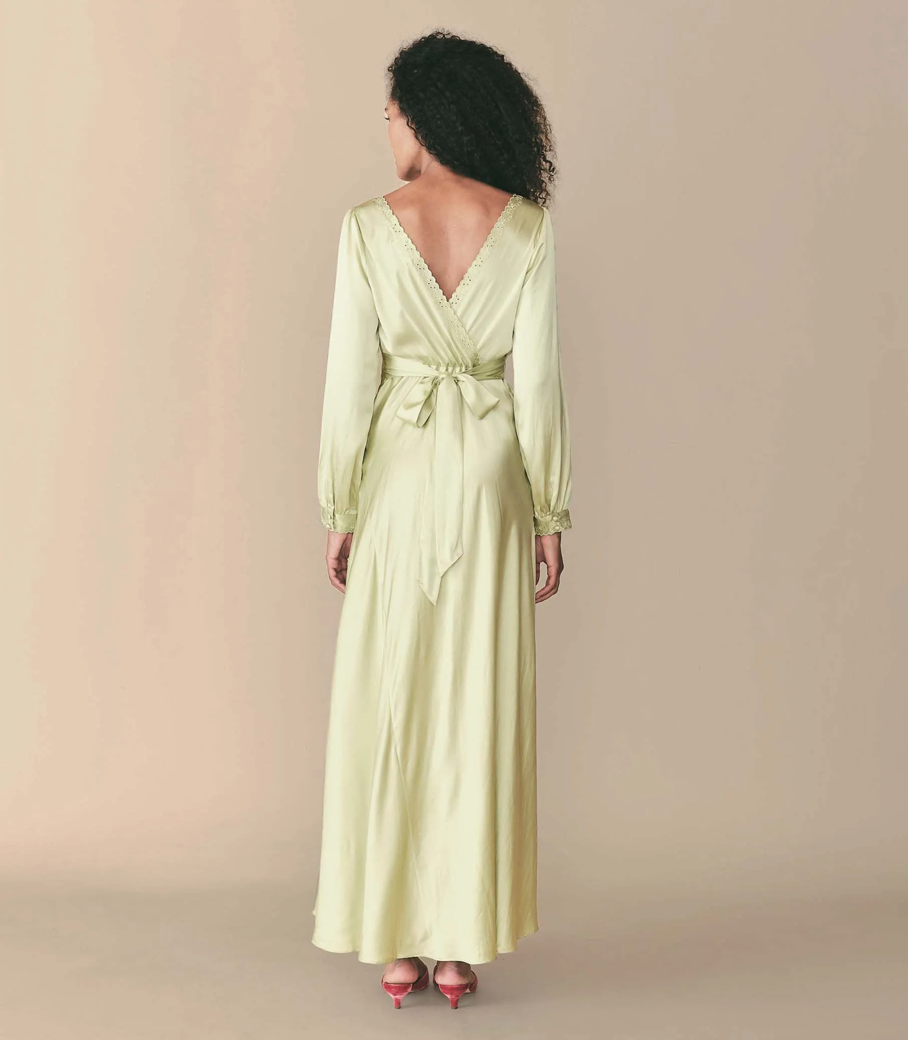 FIORA DRESS -- PISTACHIO GREEN sold by Doen product image thumbnail 5