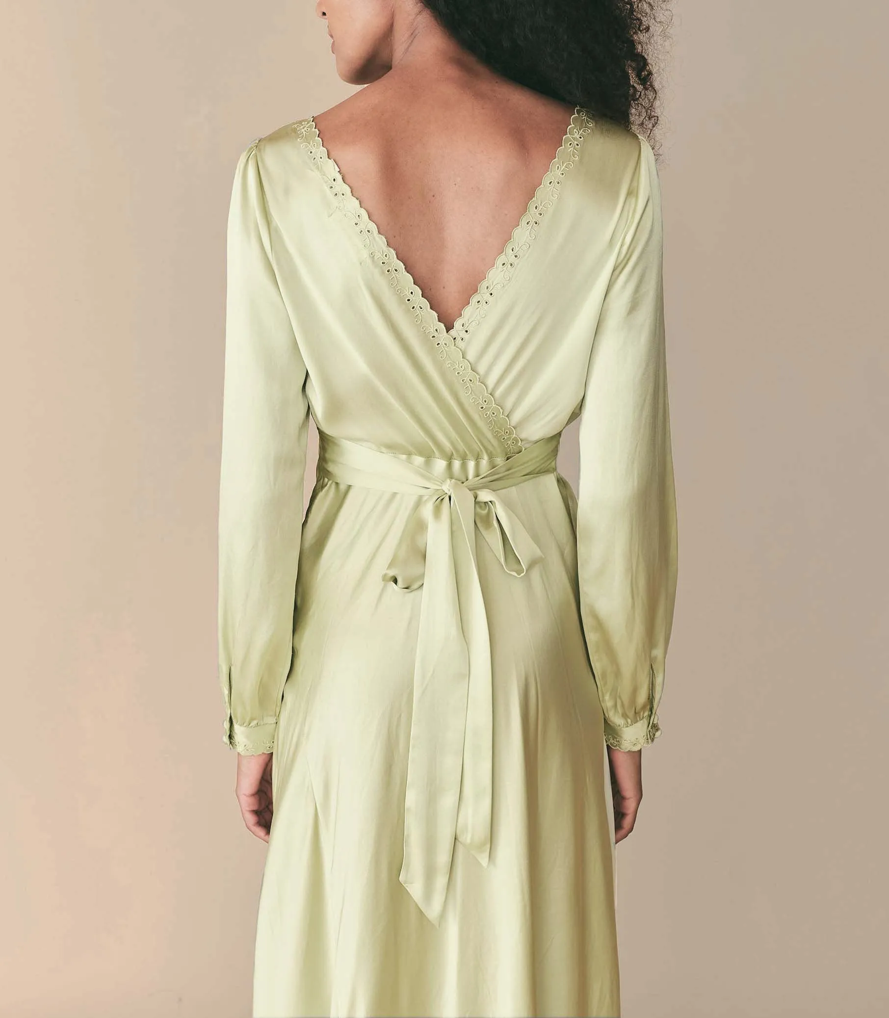FIORA DRESS -- PISTACHIO GREEN sold by Doen product image thumbnail 4