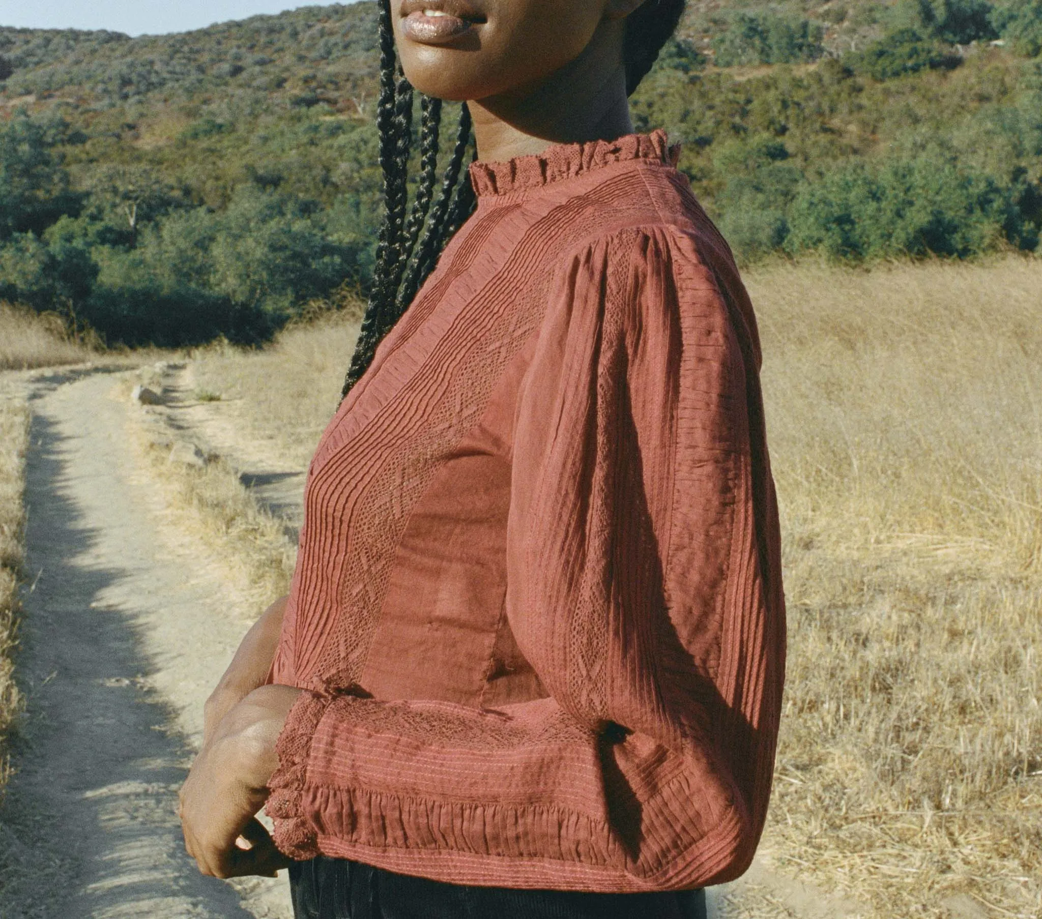 HMD -- HELOISE TOP -- BURNT HENNA sold by Doen product image thumbnail 4
