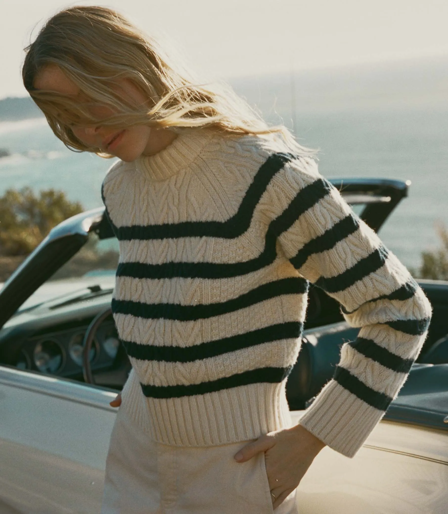 KAVALA SWEATER -- CALAIS STRIPE sold by Doen