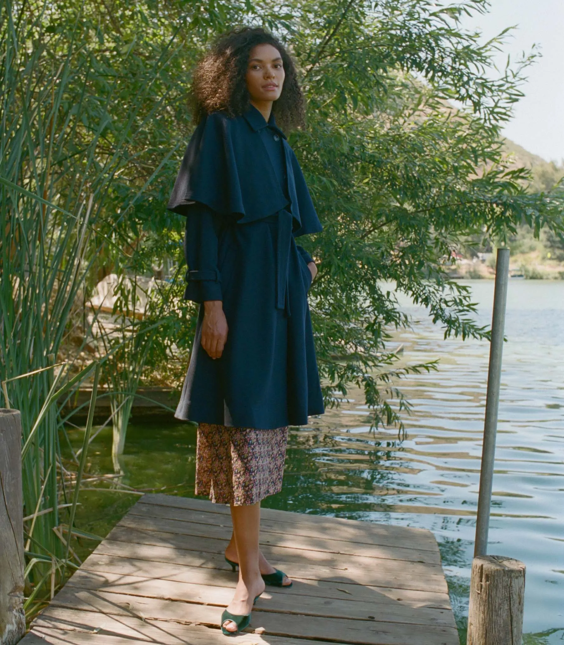 BOLTON COAT -- DEEP NAVY sold by Doen product image thumbnail 5