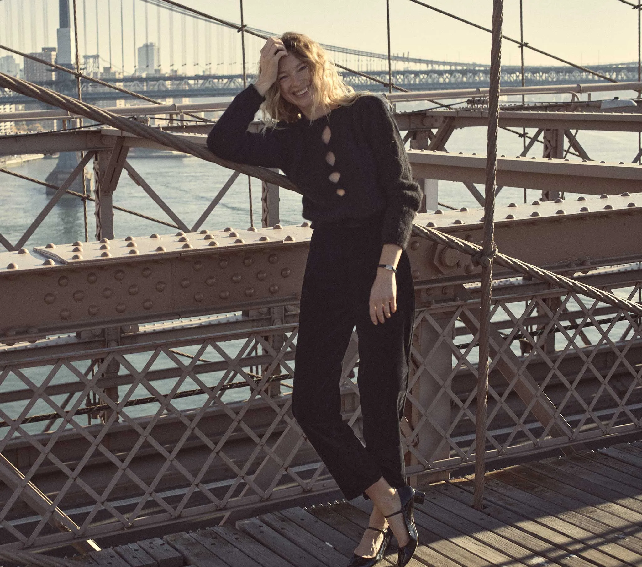 HMD -- FRANCINE SWEATER -- BLACK sold by Doen product image thumbnail 2