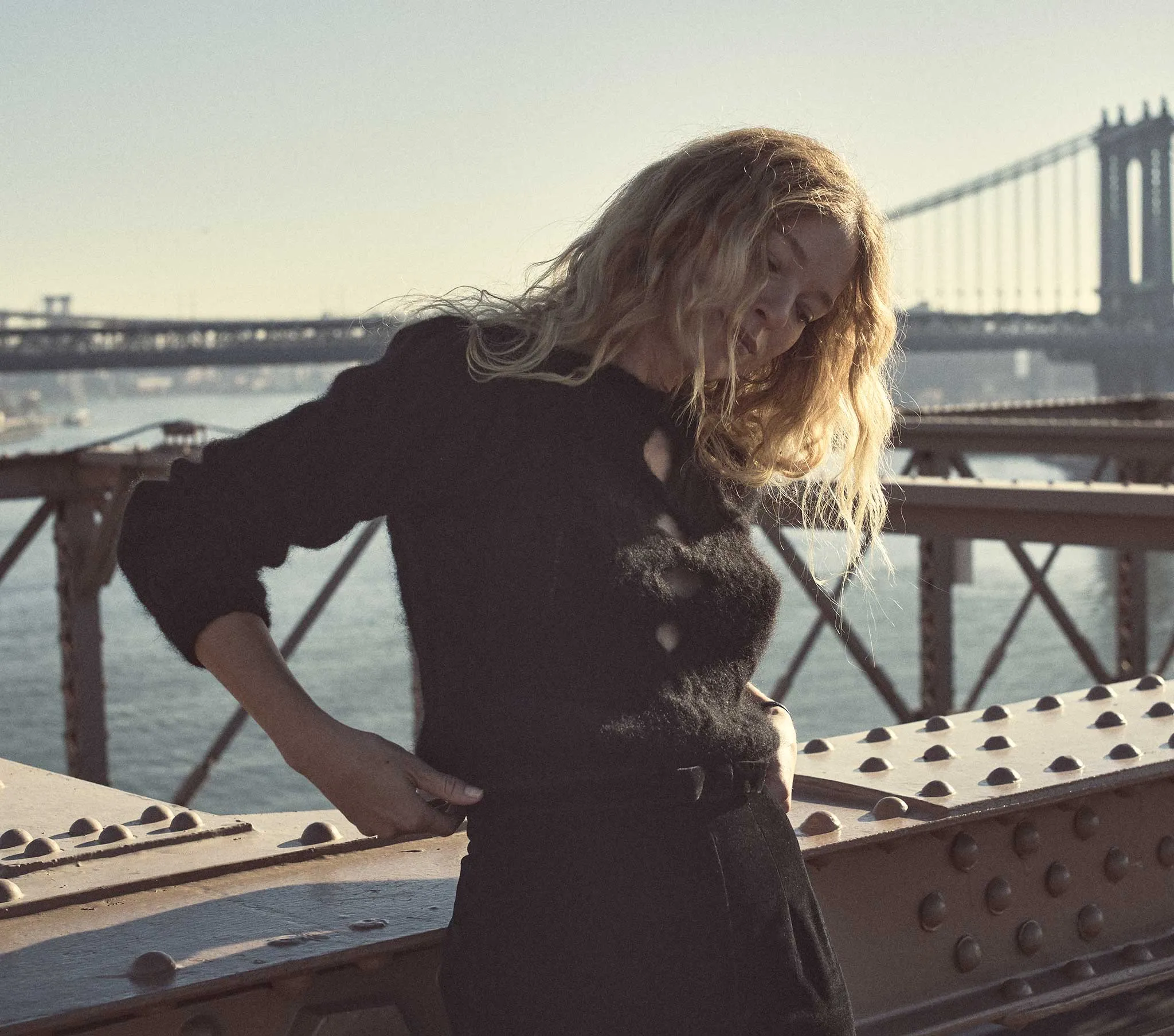 HMD -- FRANCINE SWEATER -- BLACK sold by Doen product image thumbnail 3