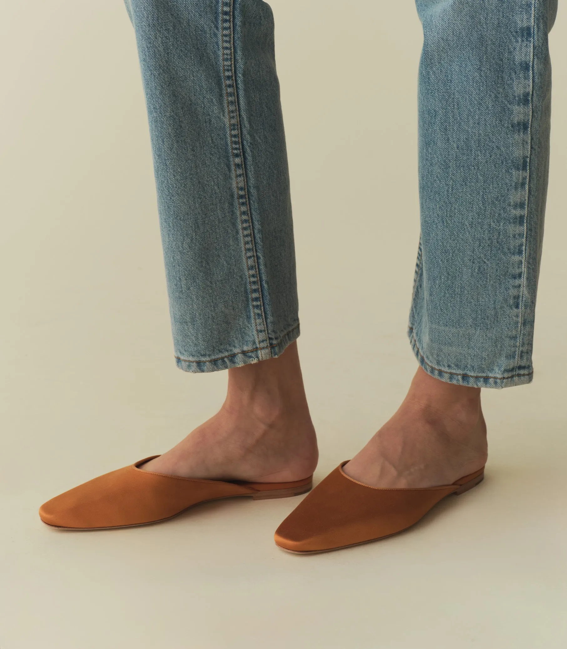 WREN MULE -- PAPRIKA SATIN sold by Doen product image thumbnail 2