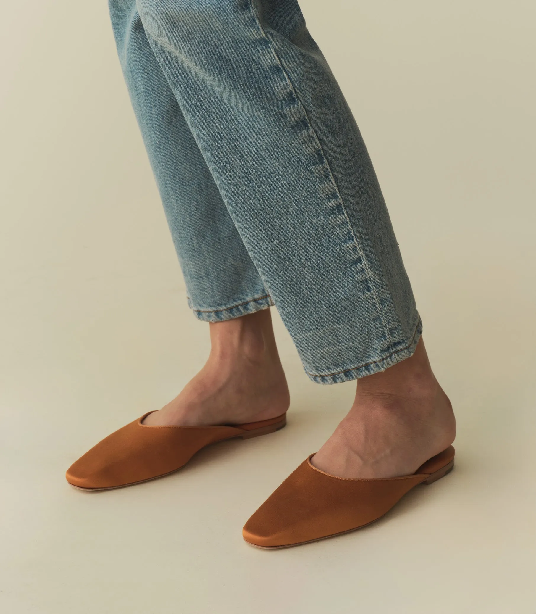 WREN MULE -- PAPRIKA SATIN sold by Doen product image thumbnail 3