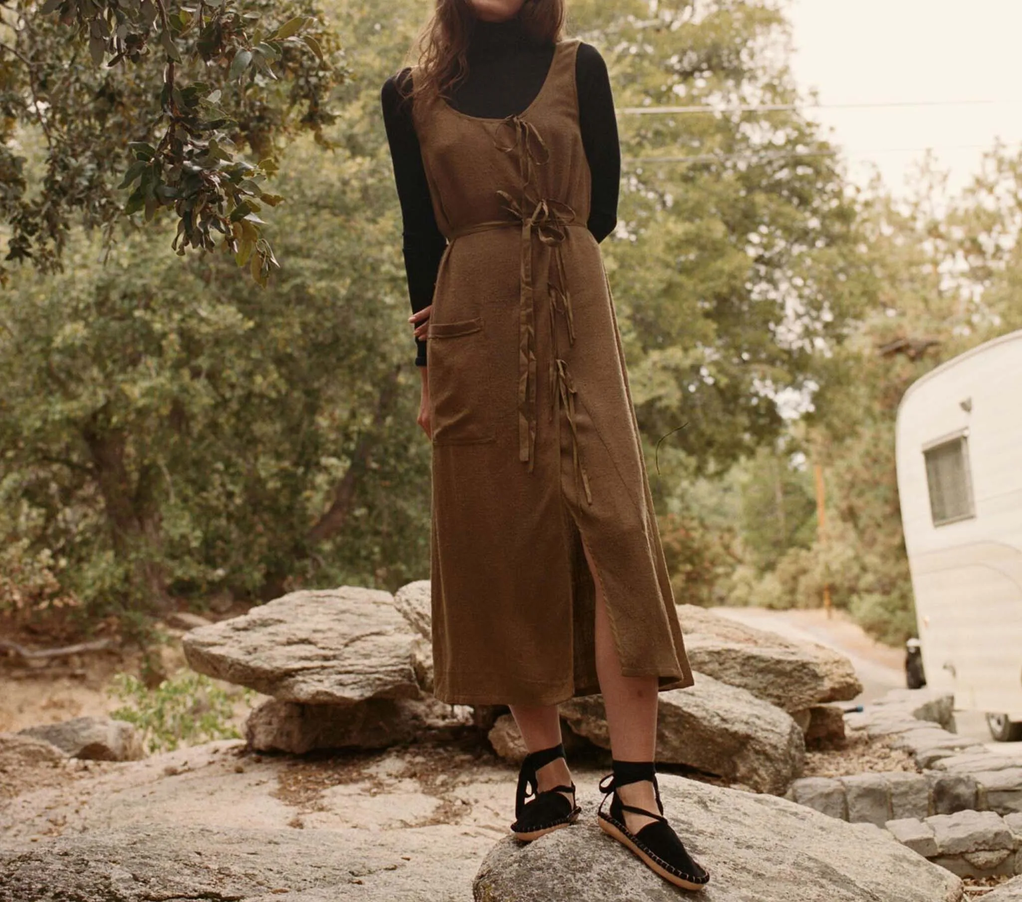 HMD -- TAOS DRESS -- MOSS sold by Doen