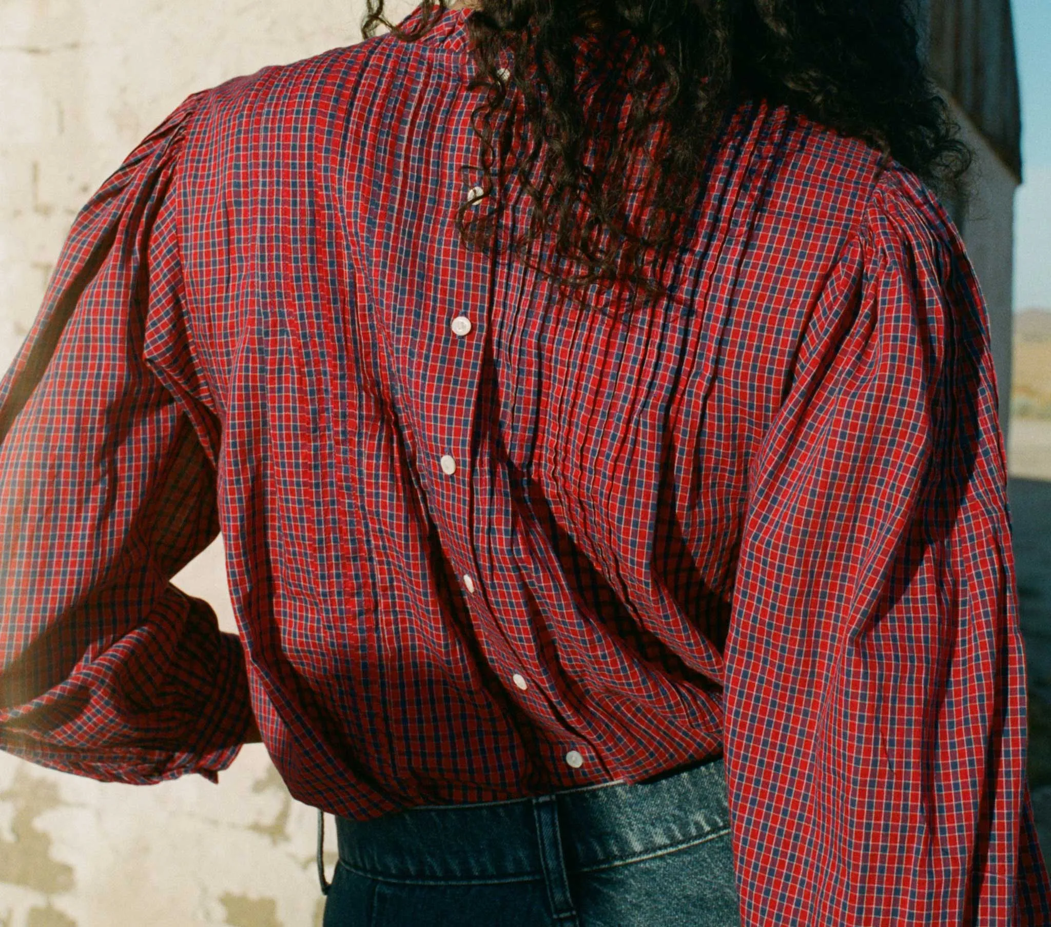 HMD -- AMADEA TOP -- ROSSENDALE VALLEY PLAID sold by Doen product image thumbnail 4