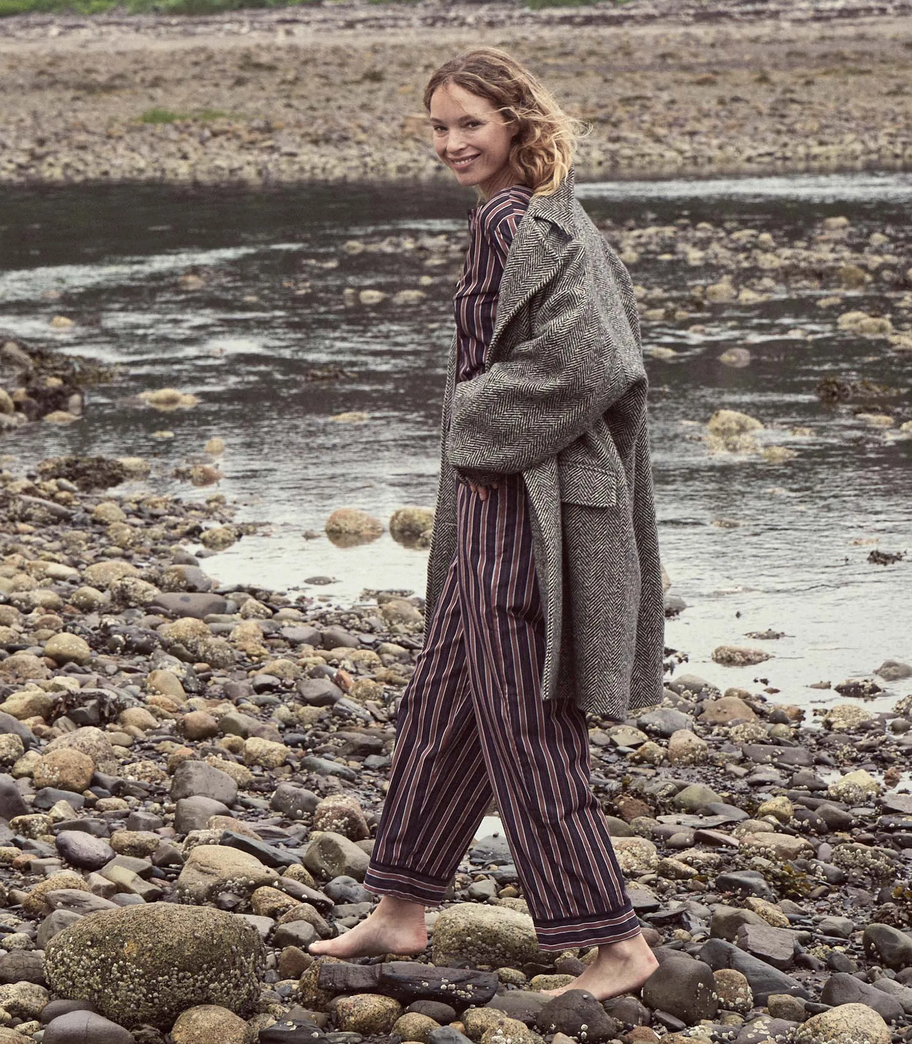 CACIA PANT -- HUDSON STRIPE sold by Doen product image thumbnail 3