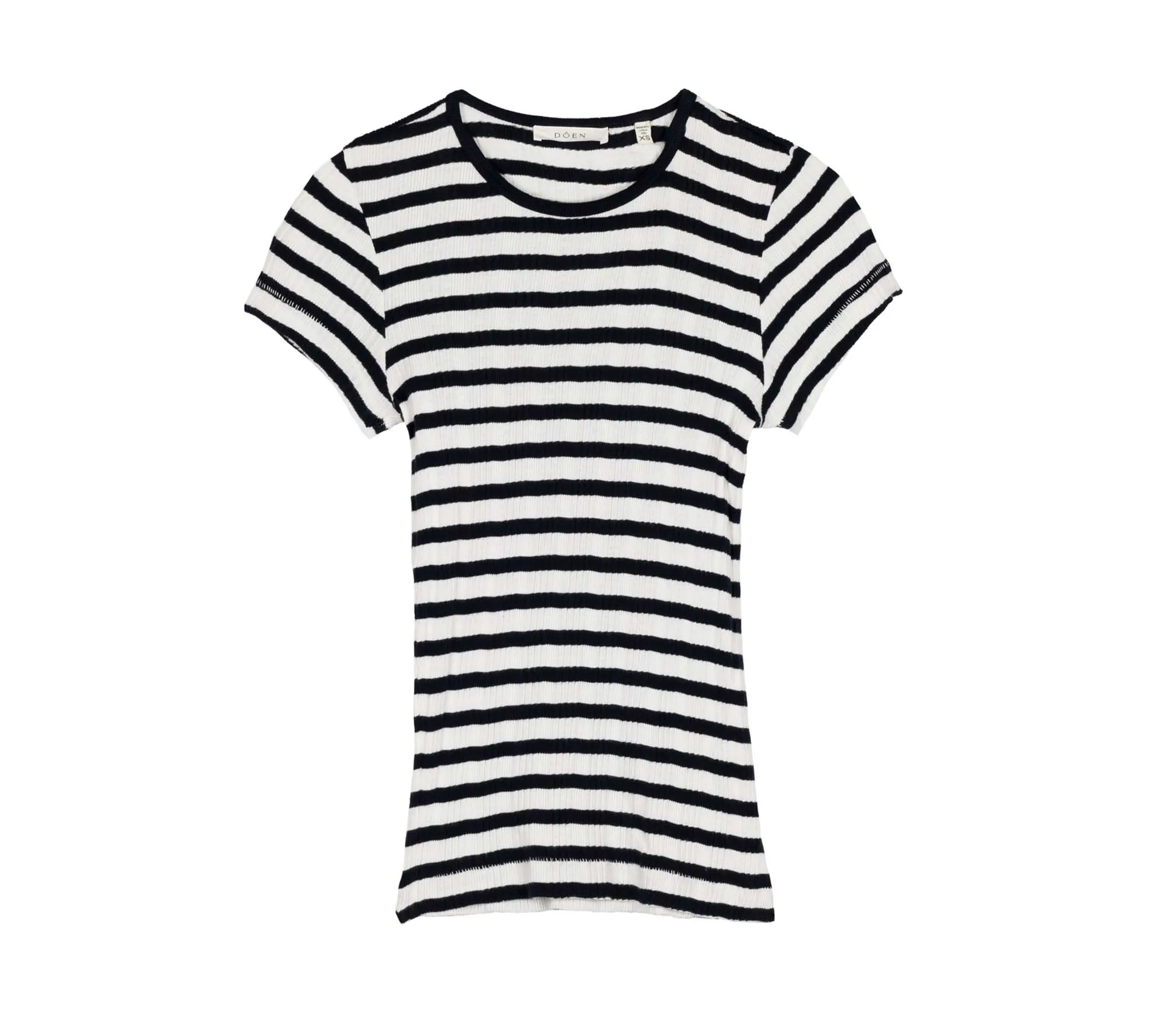 HMD -- VIVI TEE -- MARINA SAN SIMEON STRIPE sold by Doen product image thumbnail 3