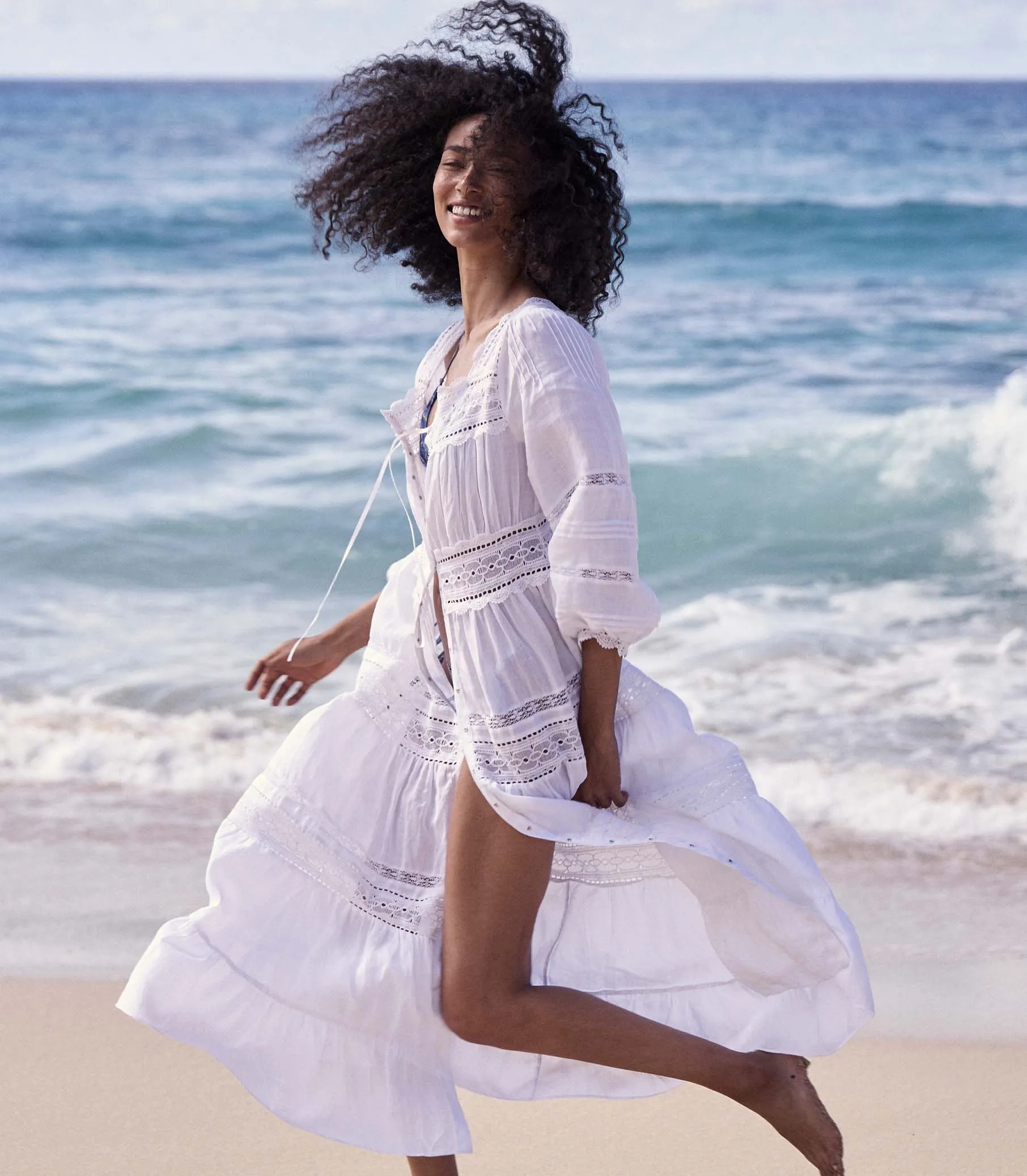 SANTINA DRESS -- SALT sold by Doen product image thumbnail 2