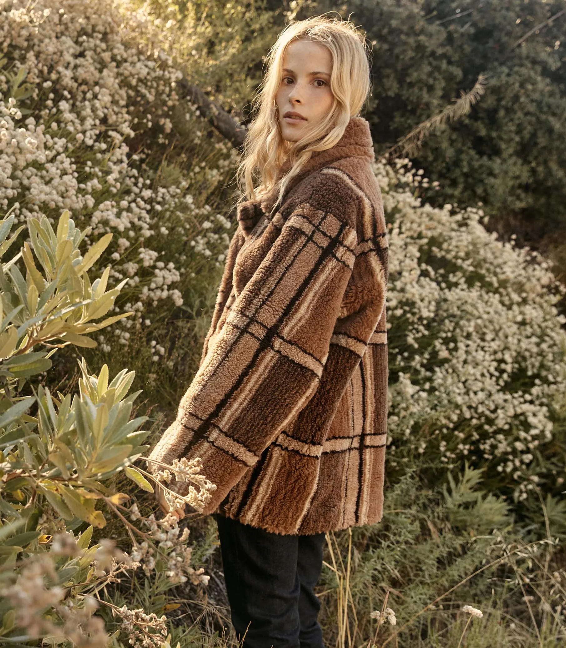 EASTON COAT -- CHARCOAL SIERRA PLAID sold by Doen product image thumbnail 3