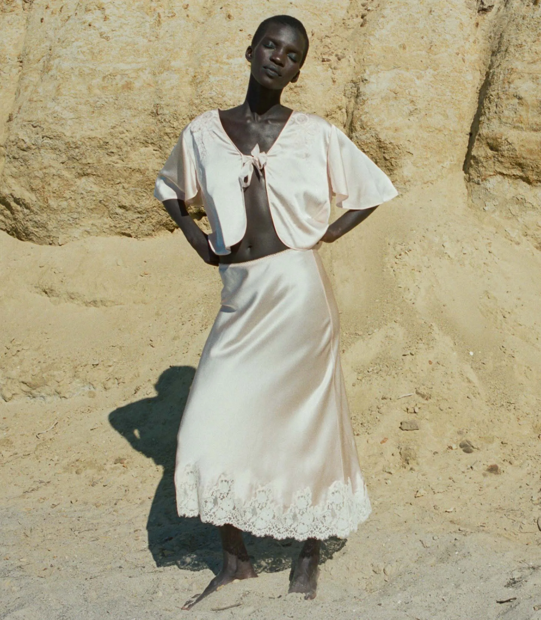 ELOWEN SKIRT -- PETUNIA PINK sold by Doen