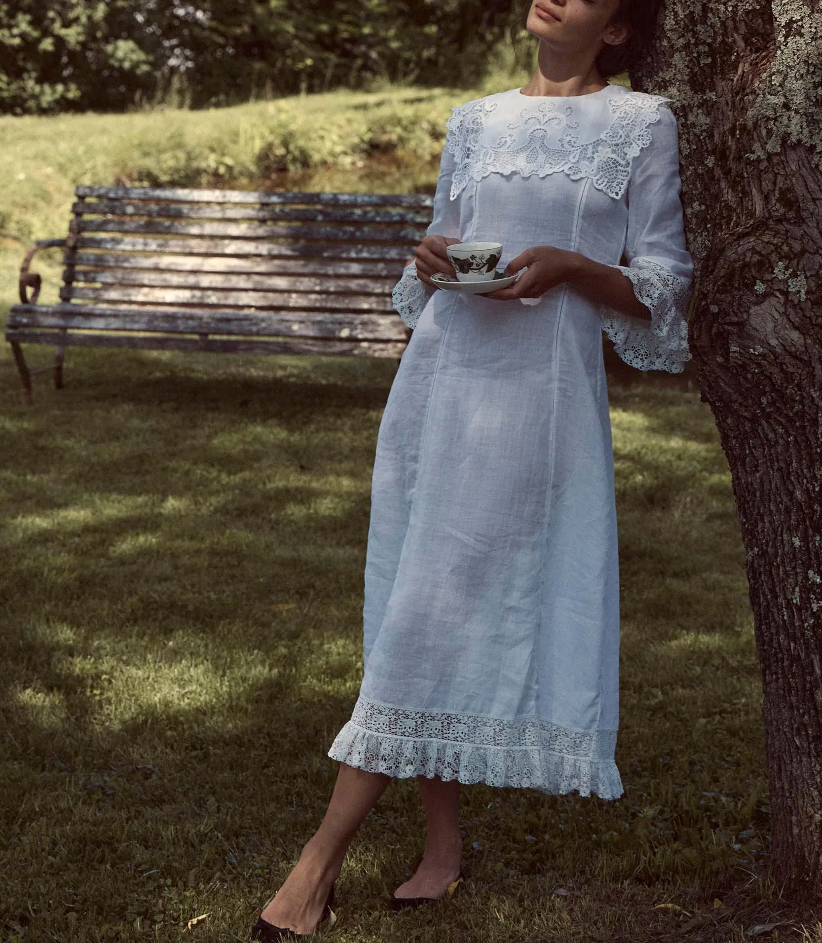 HMD -- CALINDA DRESS -- SALT sold by Doen