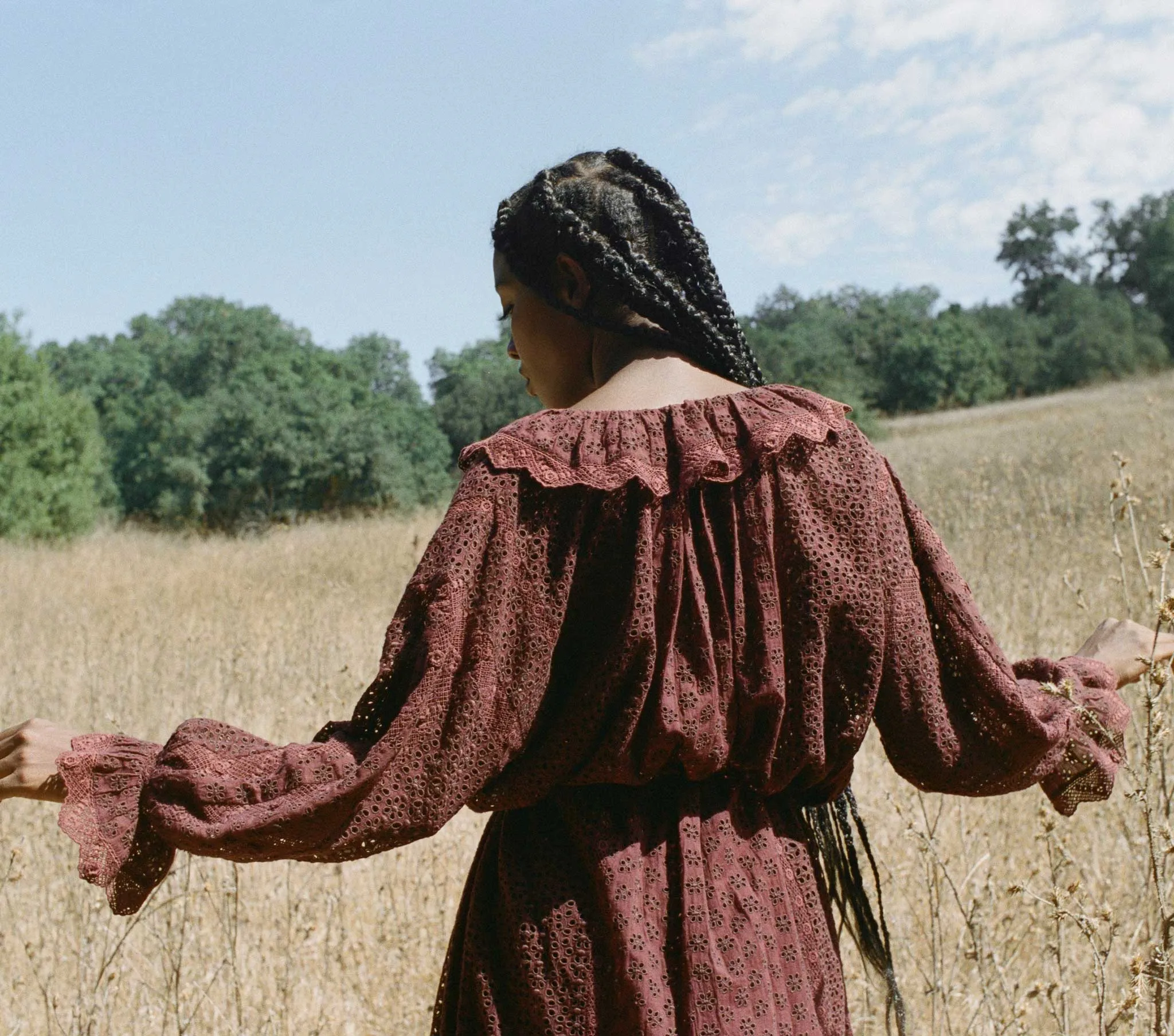 PERSEPHONE DRESS -- ANTIQUE WALNUT sold by Doen product image thumbnail 5