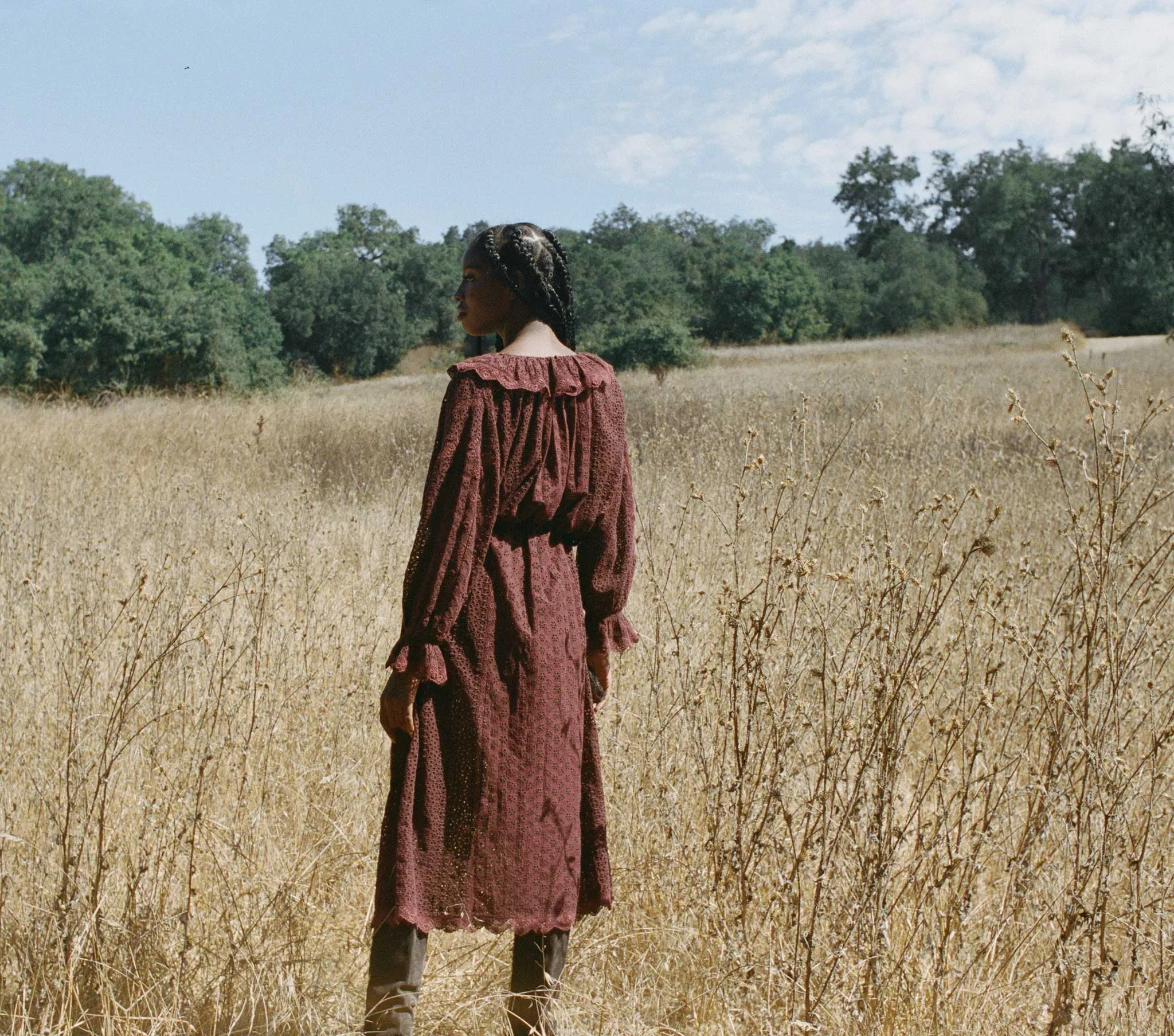 PERSEPHONE DRESS -- ANTIQUE WALNUT sold by Doen product image thumbnail 4