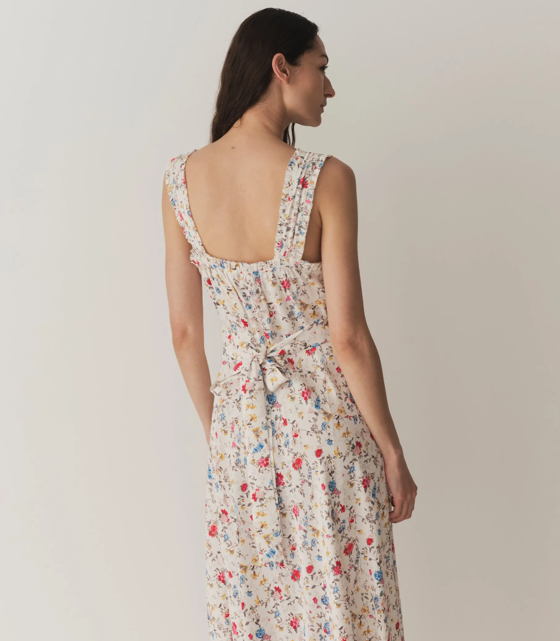 ASCELLA DRESS -- BLANC FLOWERING MEADOW sold by Doen product image thumbnail 3
