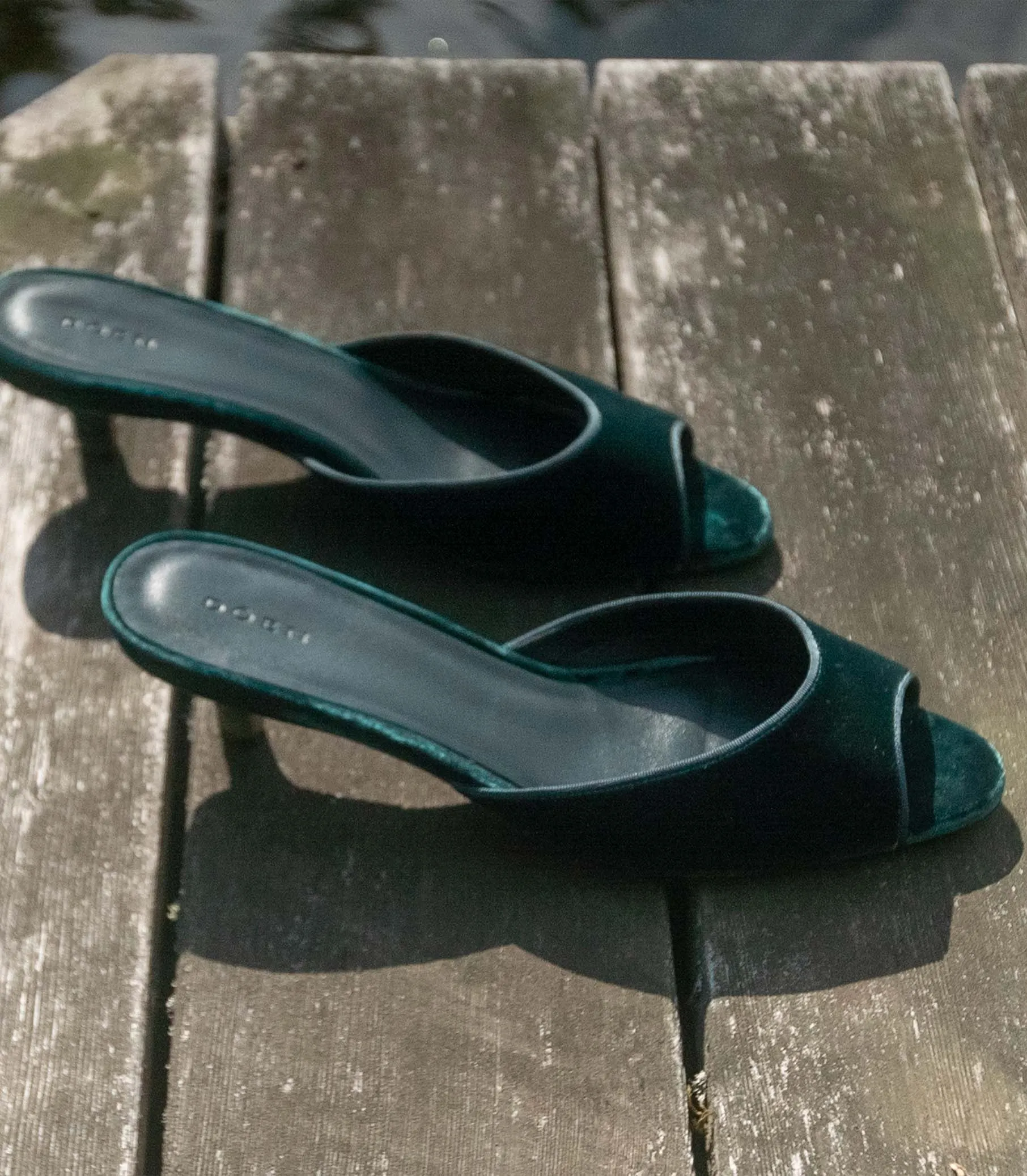 CALLIE MULE -- EVERGREEN VELVET sold by Doen product image thumbnail 3