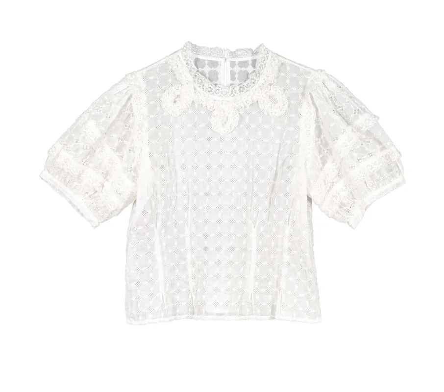 HMD -- EDIE TOP -- SALT sold by Doen