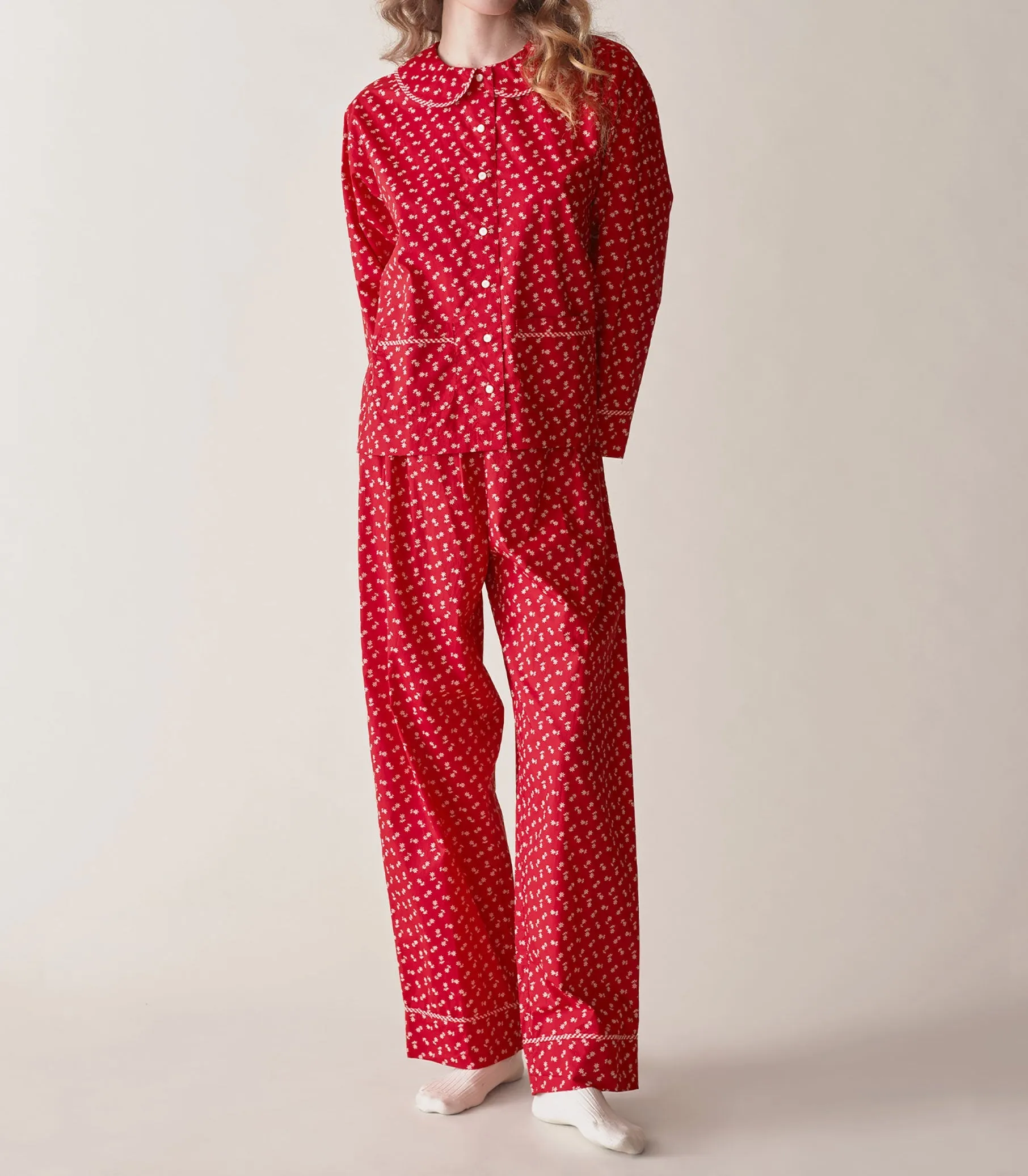 HMD -- PAZ PAJAMA -- POMME ROUGE CALICO sold by Doen product image thumbnail 2