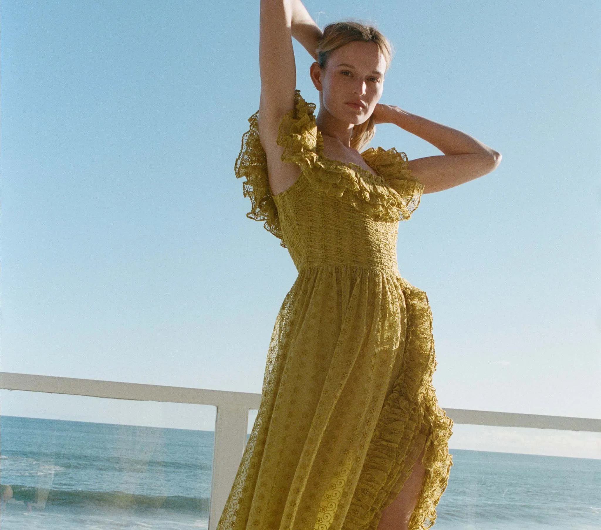 ERNESTINE DRESS -- MOSS sold by Doen product image thumbnail 2