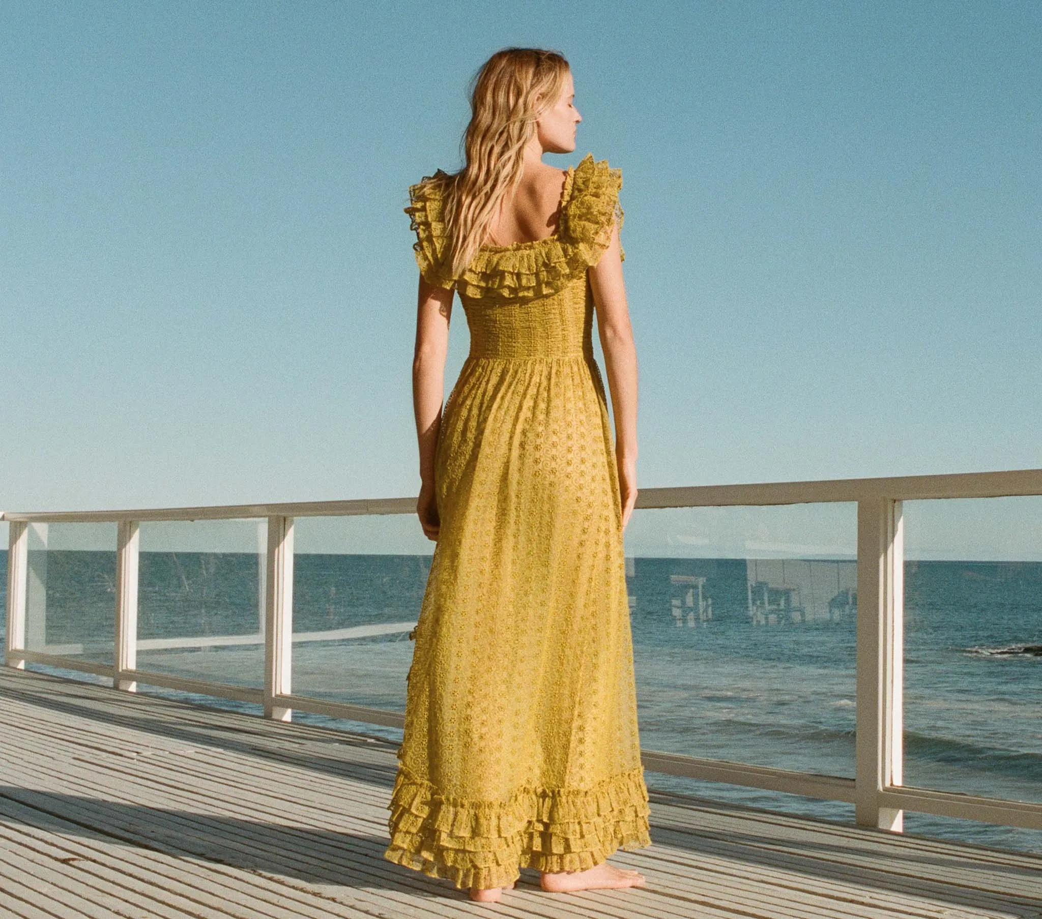 ERNESTINE DRESS -- MOSS sold by Doen product image thumbnail 5