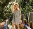 HMD -- ODESSA DRESS -- NAVY CHAMPIGNON FLORAL sold by Doen