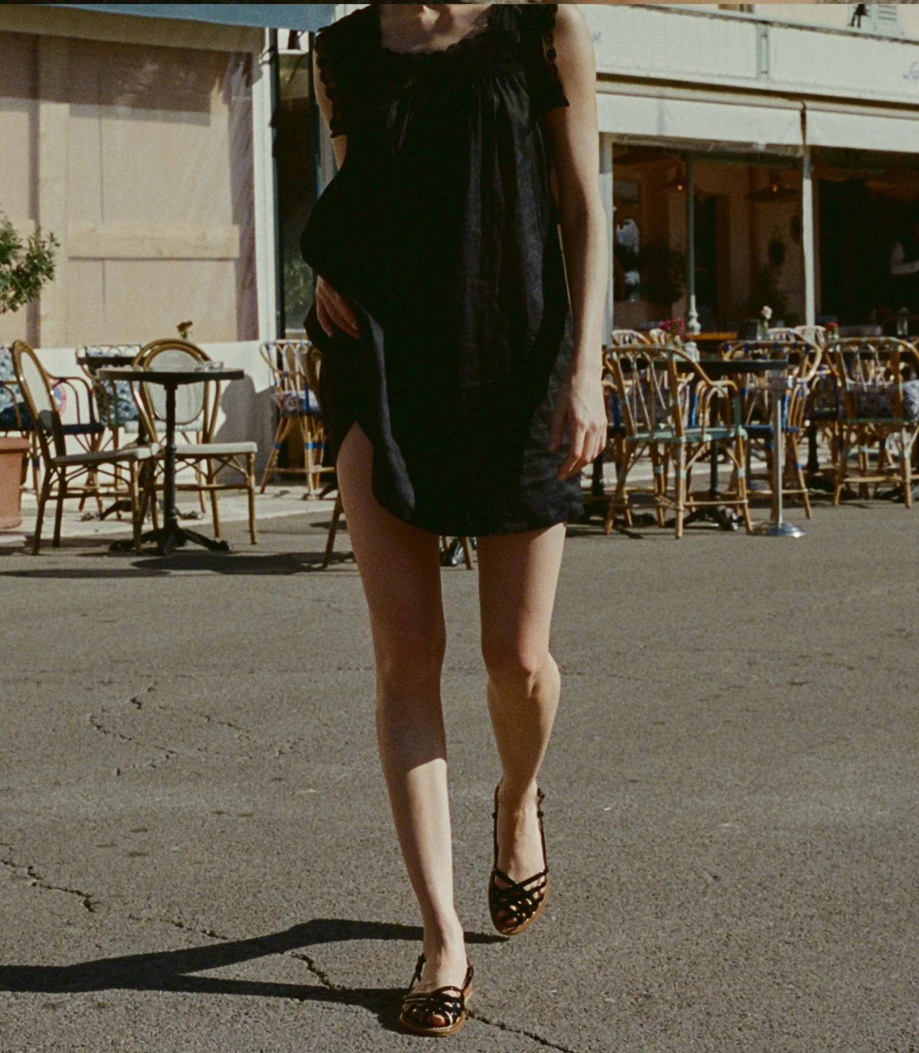 DÔEN & K.JACQUES PECHE SANDAL -- NOIR sold by Doen product image thumbnail 3