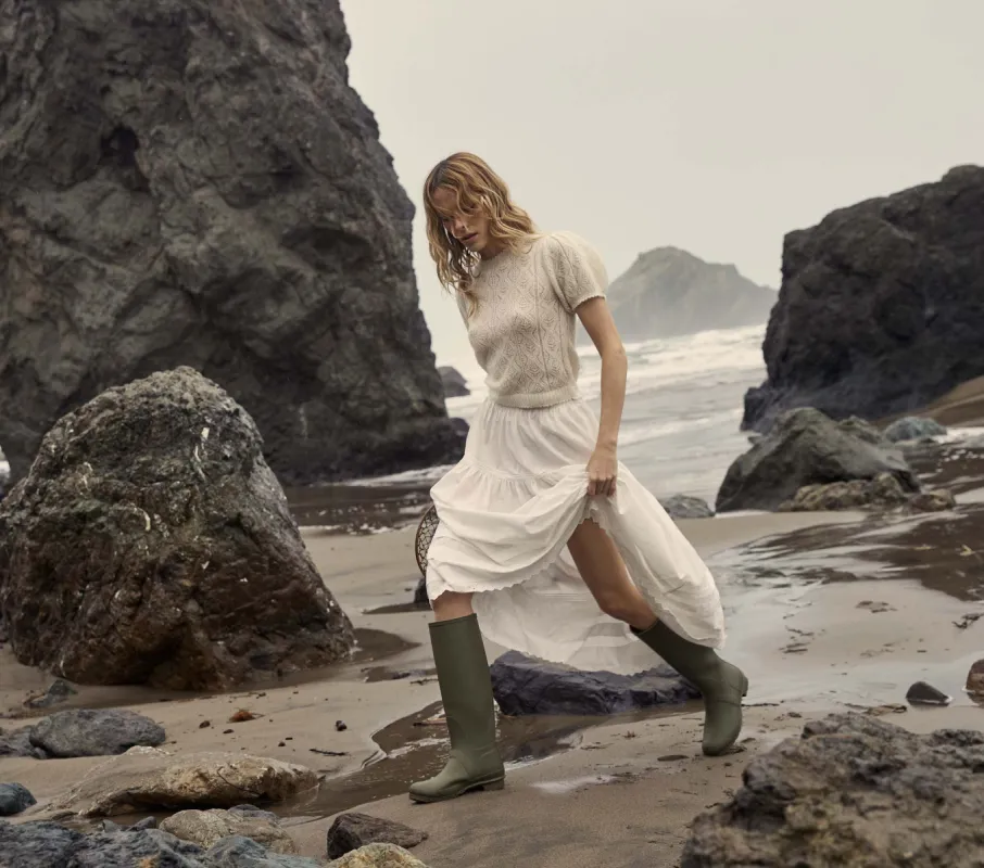 HMD -- SEBASTIANE SKIRT -- POWDER sold by Doen