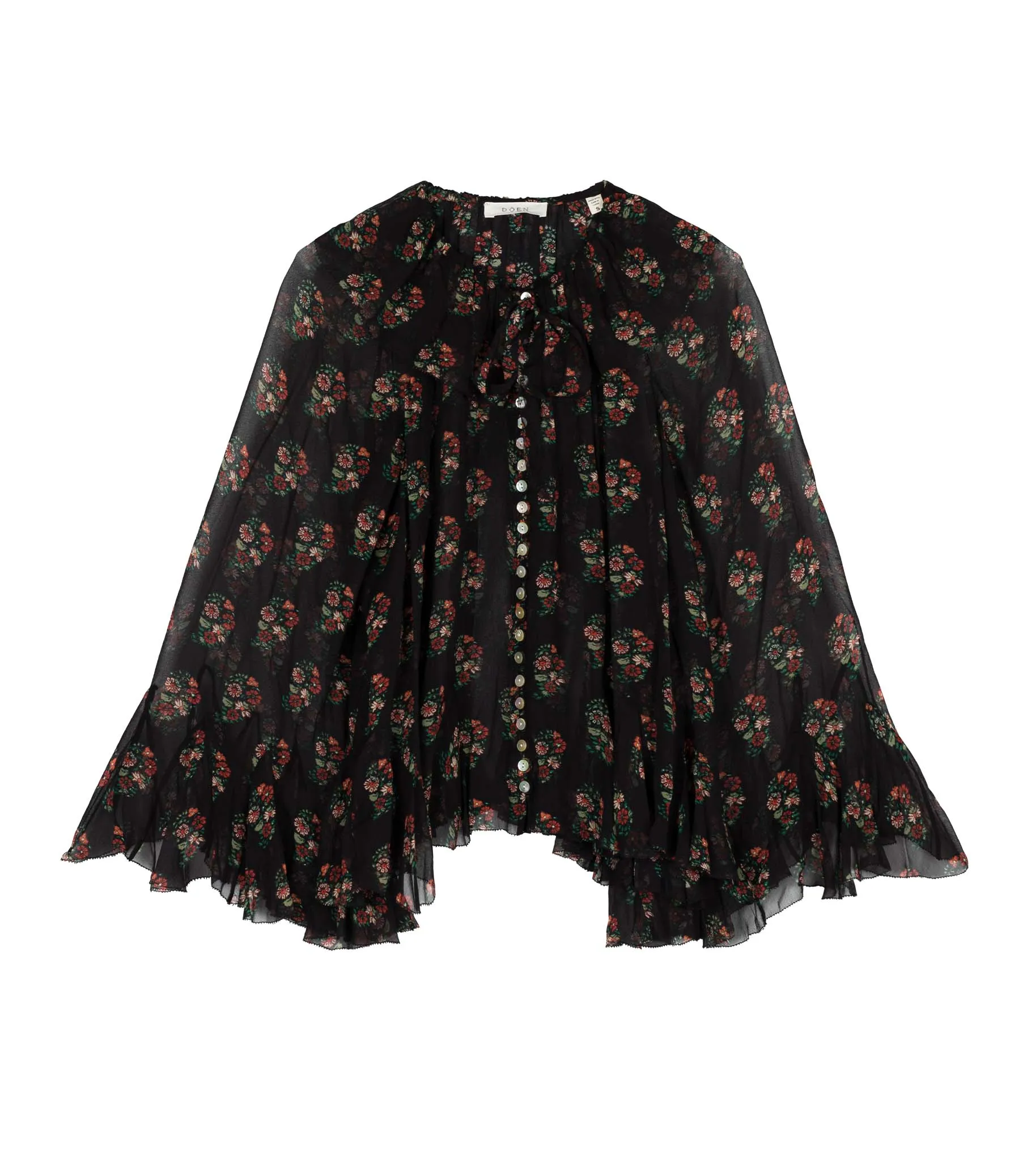 HMD -- KAHIRA TOP -- PAISLEY BOUQUET sold by Doen product image thumbnail 5