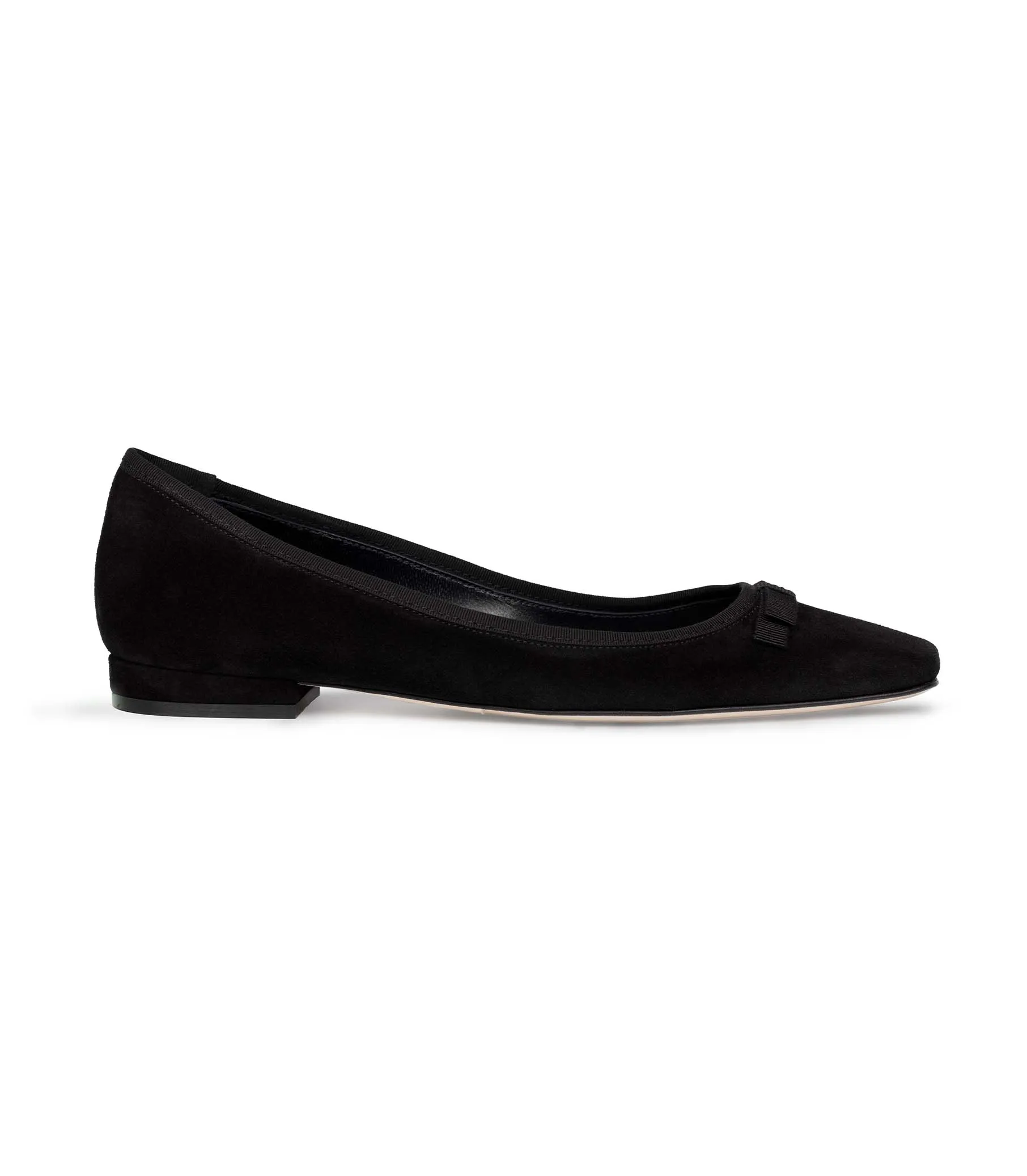 ODETTE BALLET FLAT -- BLACK KID SUEDE sold by Doen product image thumbnail 5