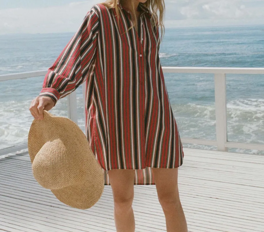 HMD -- JORA DRESS -- MONTECITO STRIPE sold by Doen