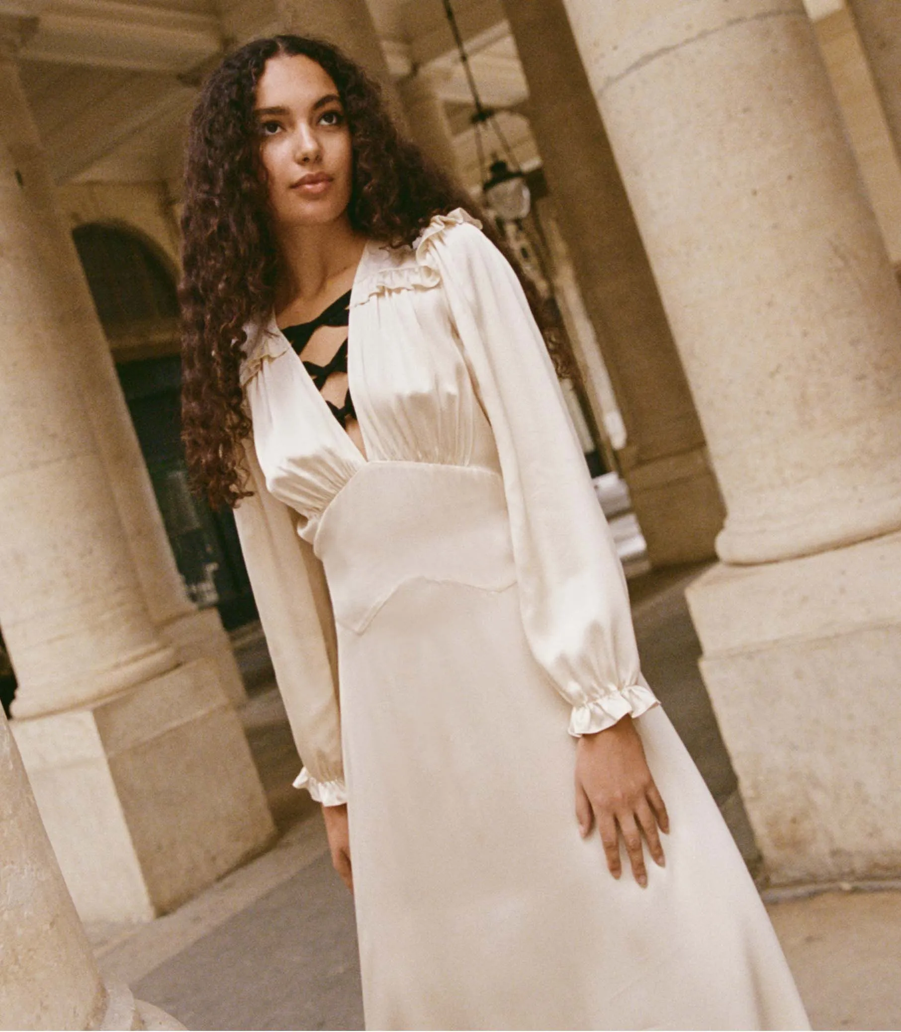 LORELEI DRESS -- MOTHER OF PEARL sold by Doen product image thumbnail 2