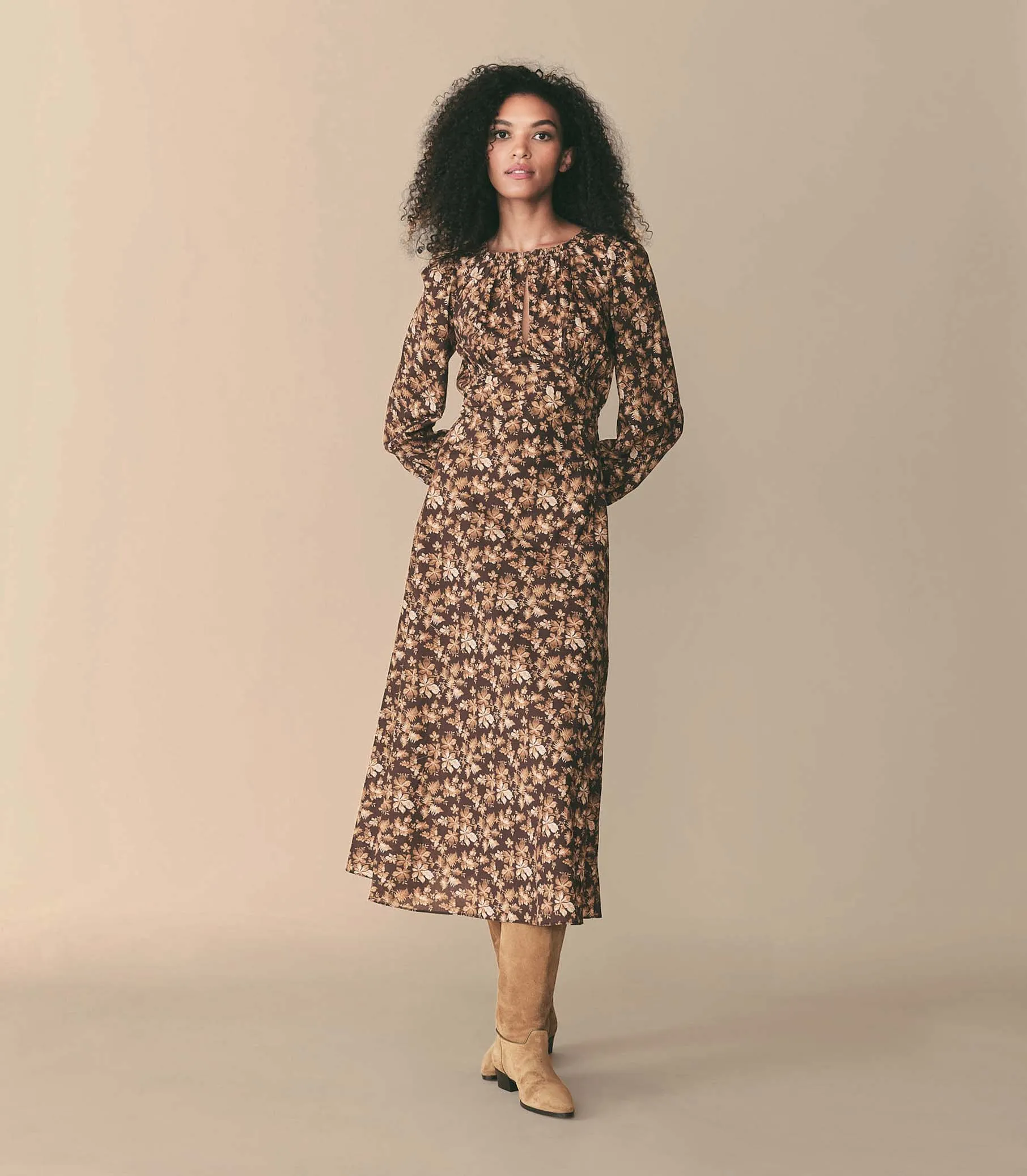 GINETTA DRESS -- FERN GROVE FLORAL sold by Doen product image thumbnail 2