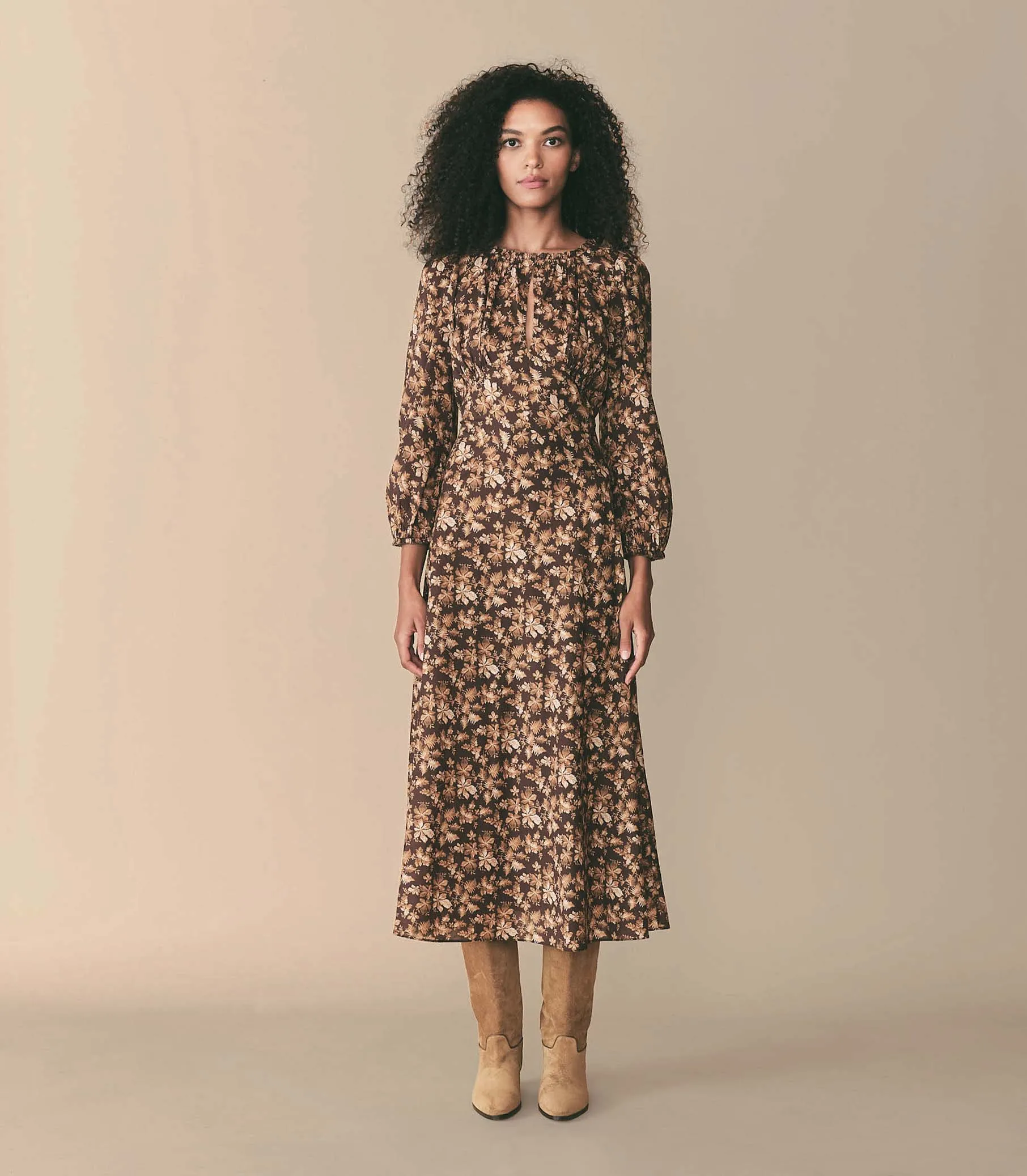 GINETTA DRESS -- FERN GROVE FLORAL sold by Doen product image thumbnail 3