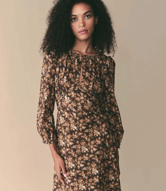 GINETTA DRESS -- FERN GROVE FLORAL sold by Doen