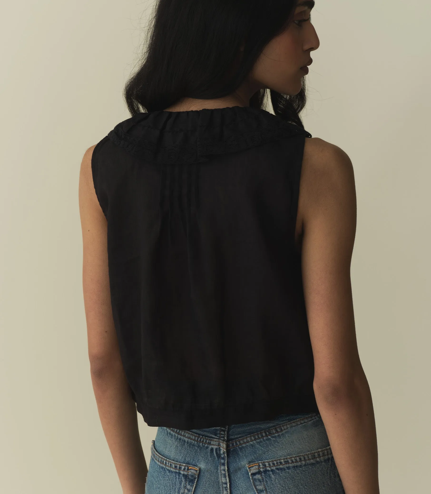 HALETTE TOP -- BLACK sold by Doen product image thumbnail 3