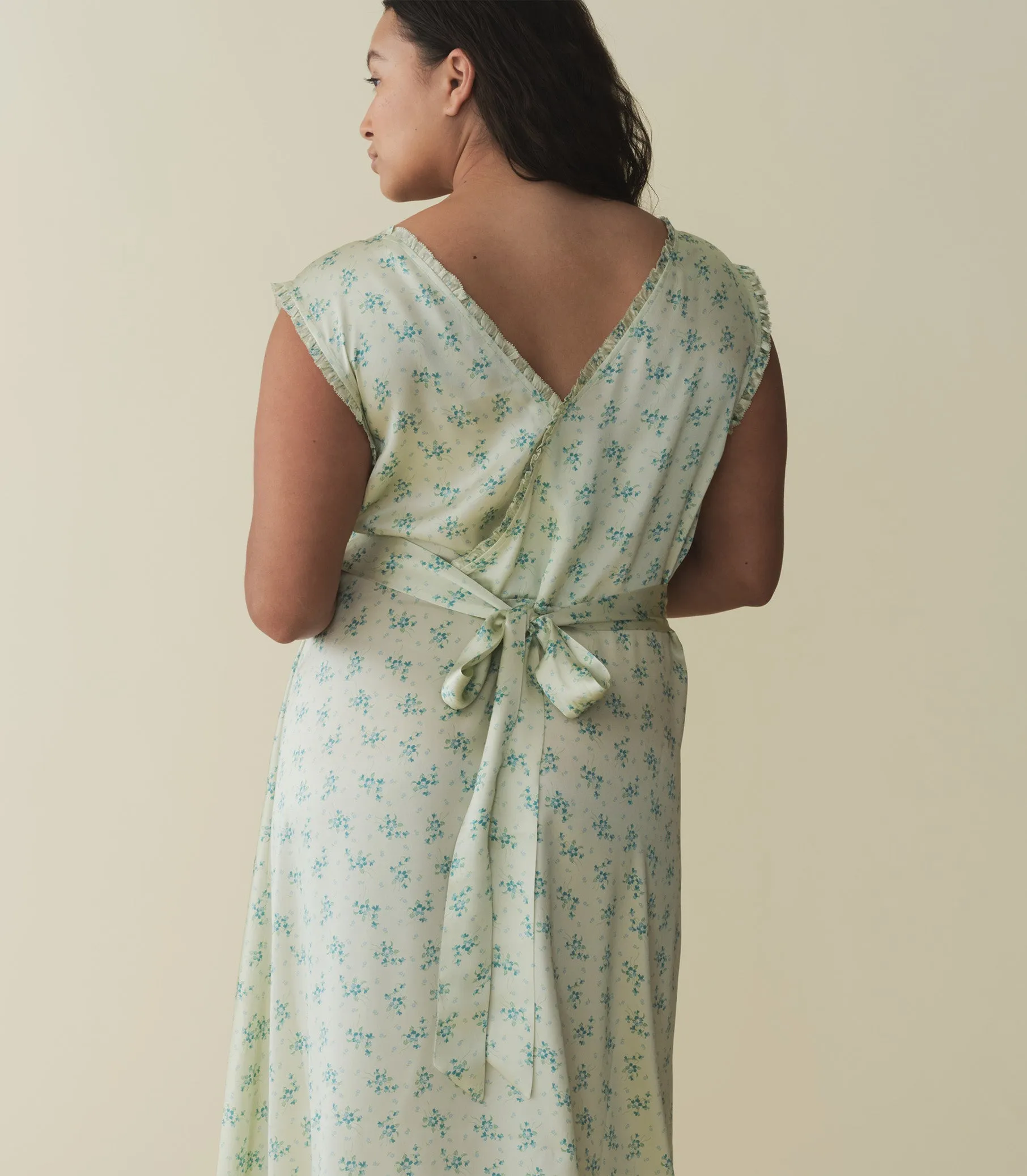 TAHLIA DRESS -- VERTE HILLSIDE HEATHER sold by Doen product image thumbnail 3