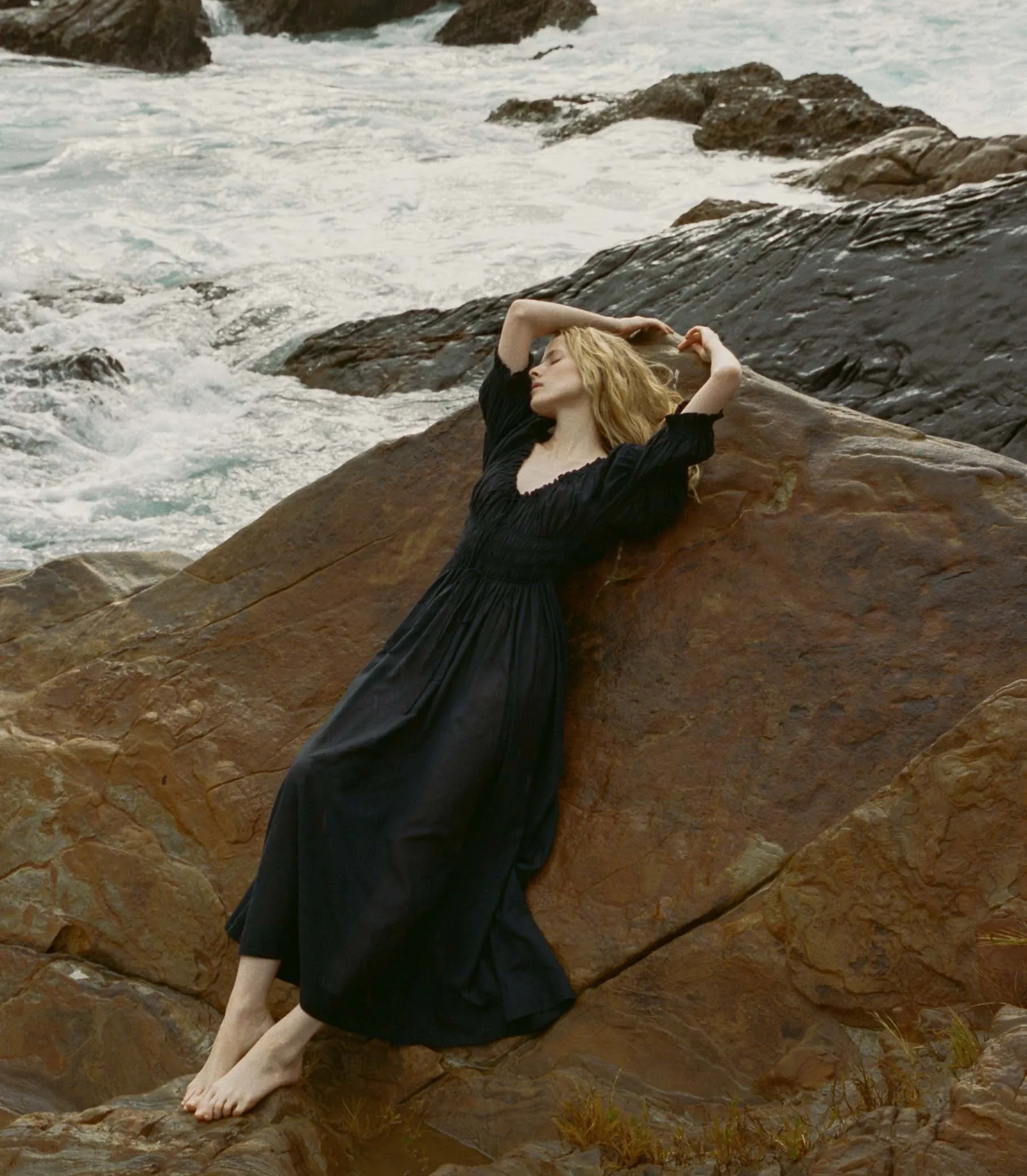 ISCHIA DRESS -- NAVY sold by Doen product image thumbnail 3