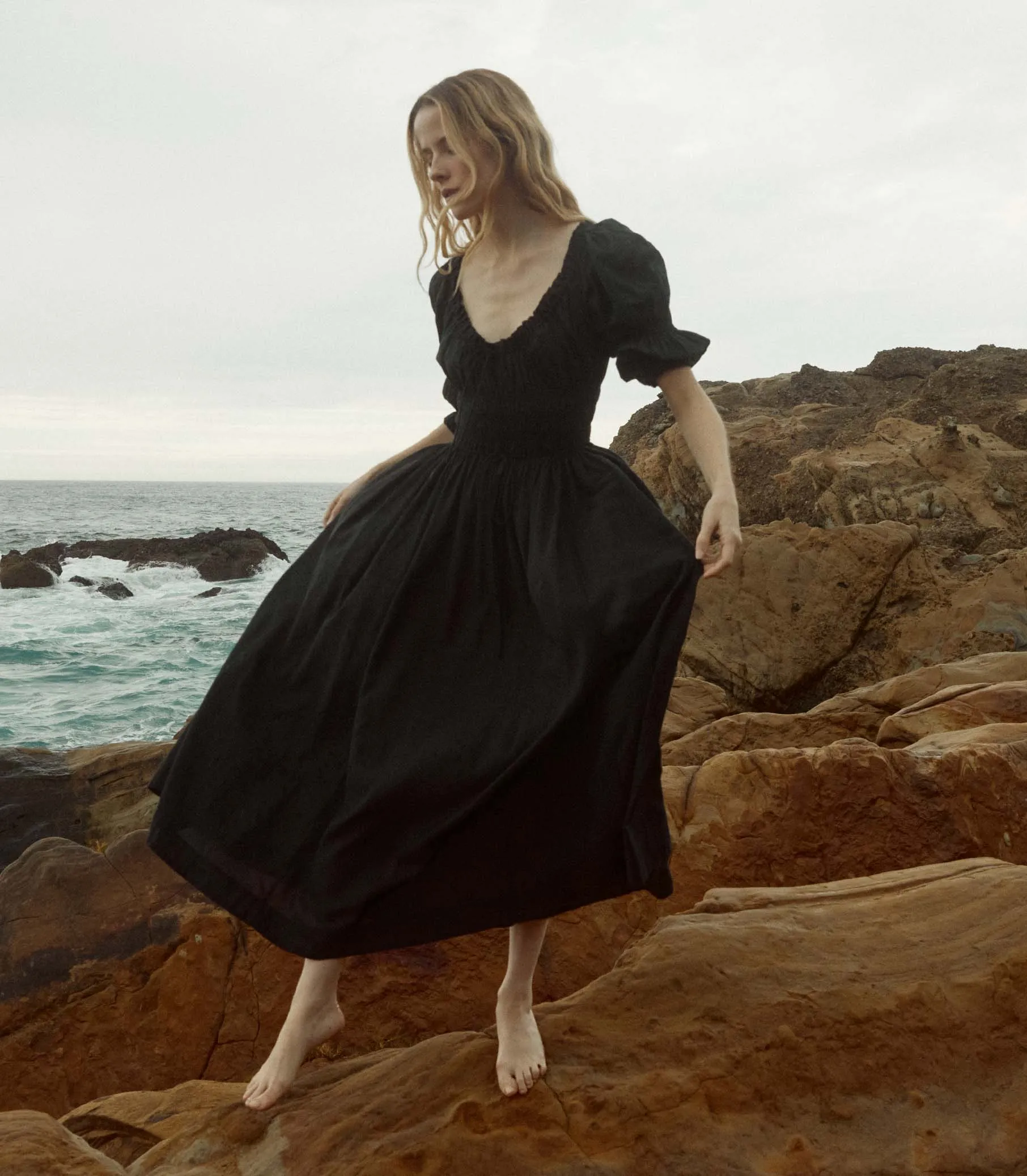 ISCHIA DRESS -- NAVY sold by Doen product image thumbnail 2