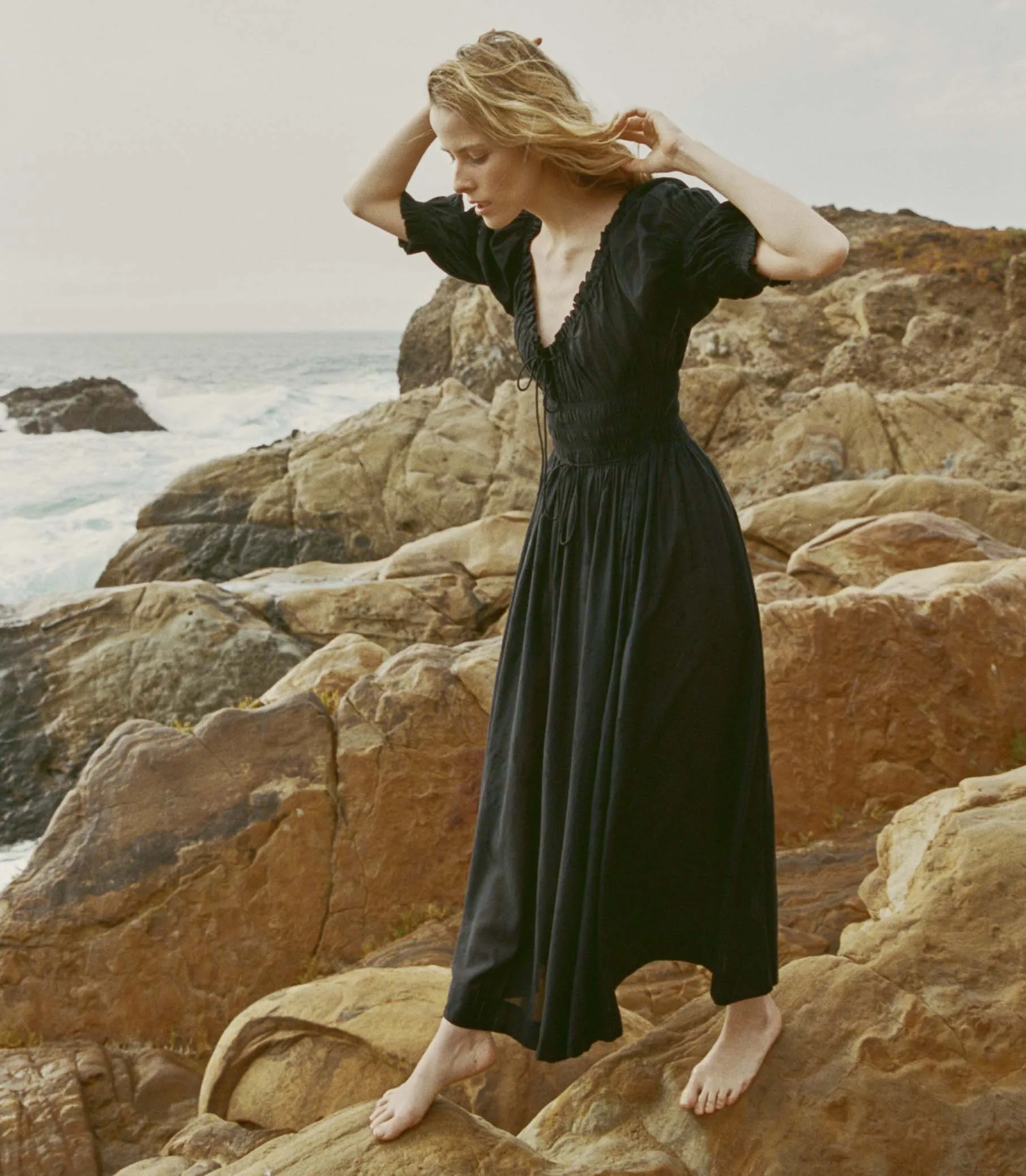 ISCHIA DRESS -- NAVY sold by Doen product image thumbnail 4