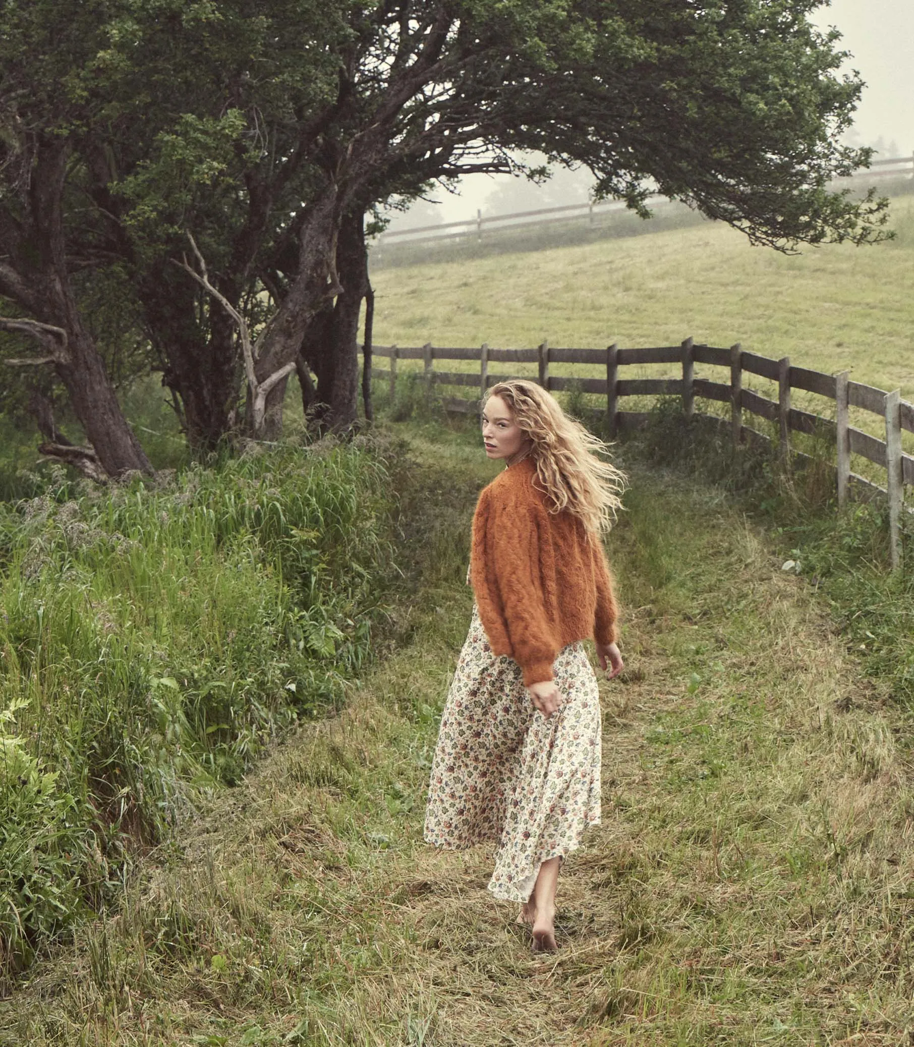 ADELINA CARDIGAN -- BRIGHT PUMPKIN sold by Doen product image thumbnail 3