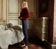 HMD -- RHEA PANT -- NAVY WINDSWEPT FLORAL sold by Doen