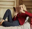HMD -- RHEA PANT -- NAVY WINDSWEPT FLORAL sold by Doen