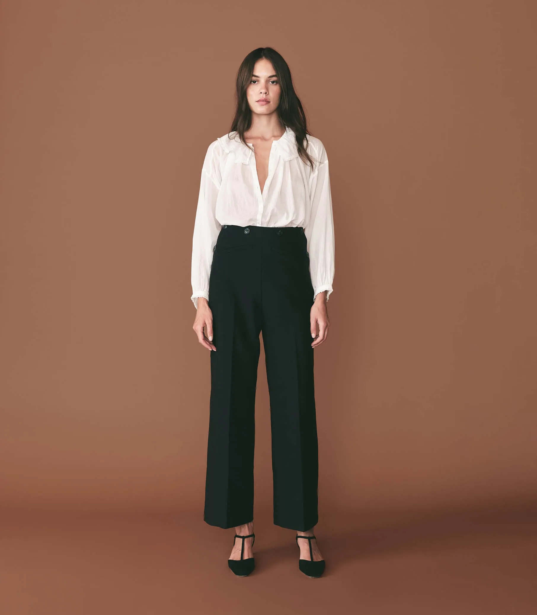 GLENNE PANT -- DEEP NAVY sold by Doen product image thumbnail 2