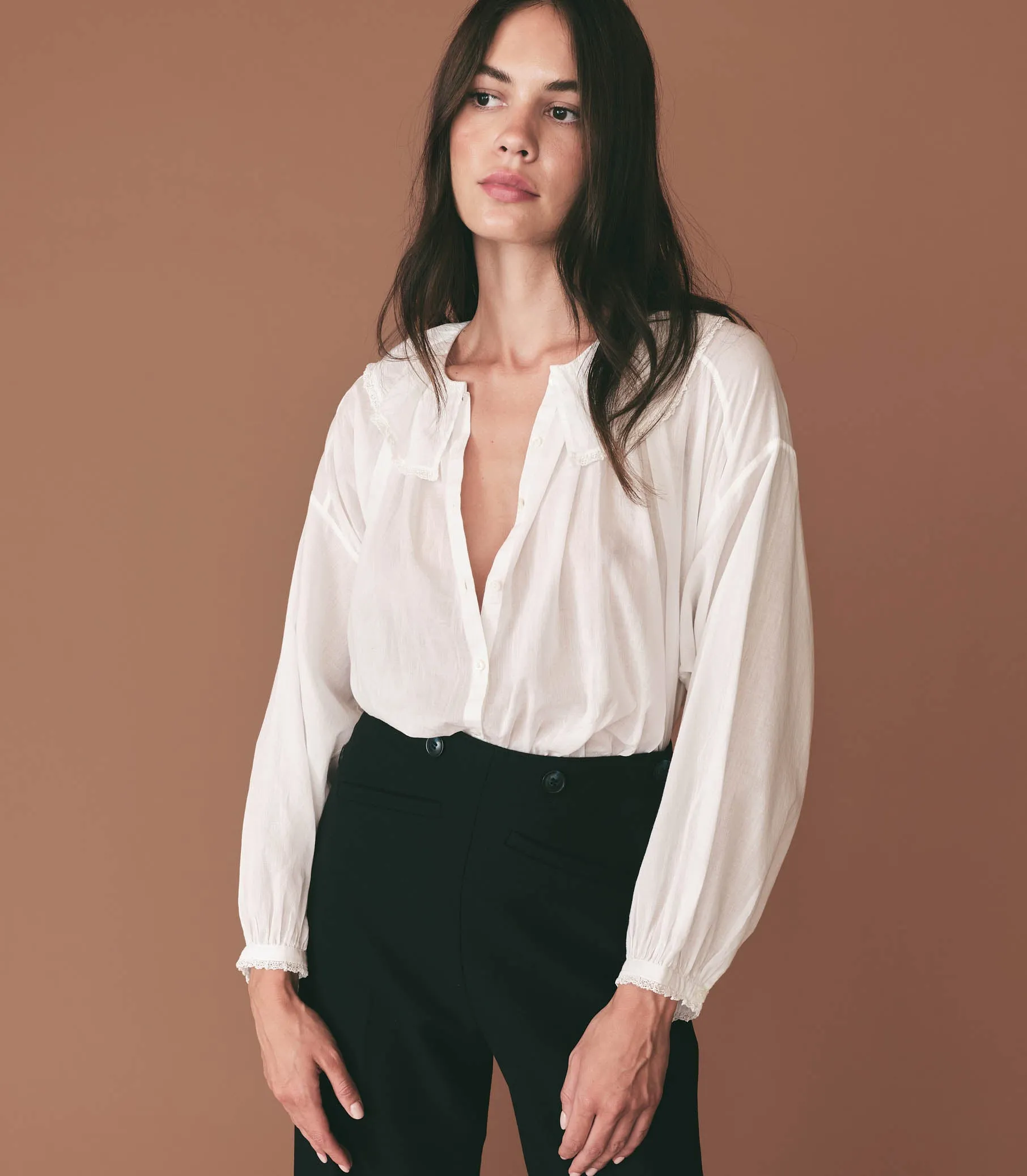 GLENNE PANT -- DEEP NAVY sold by Doen product image thumbnail 3