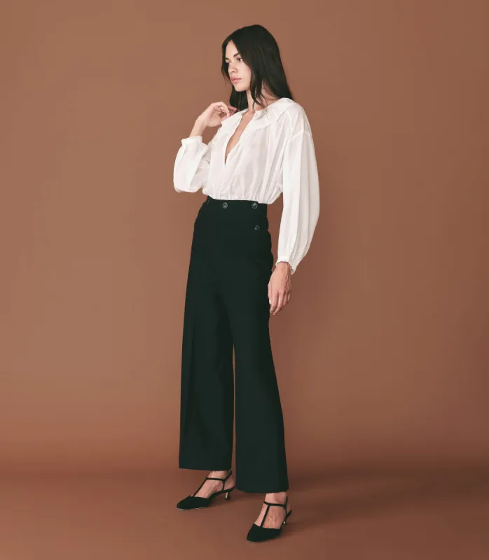 GLENNE PANT -- DEEP NAVY sold by Doen