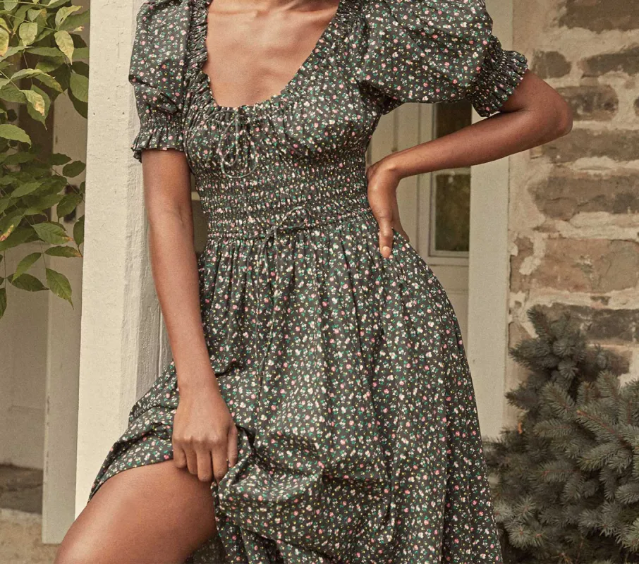 HMD -- VICTOIRE DRESS -- MIRBEAU'S GARDEN sold by Doen